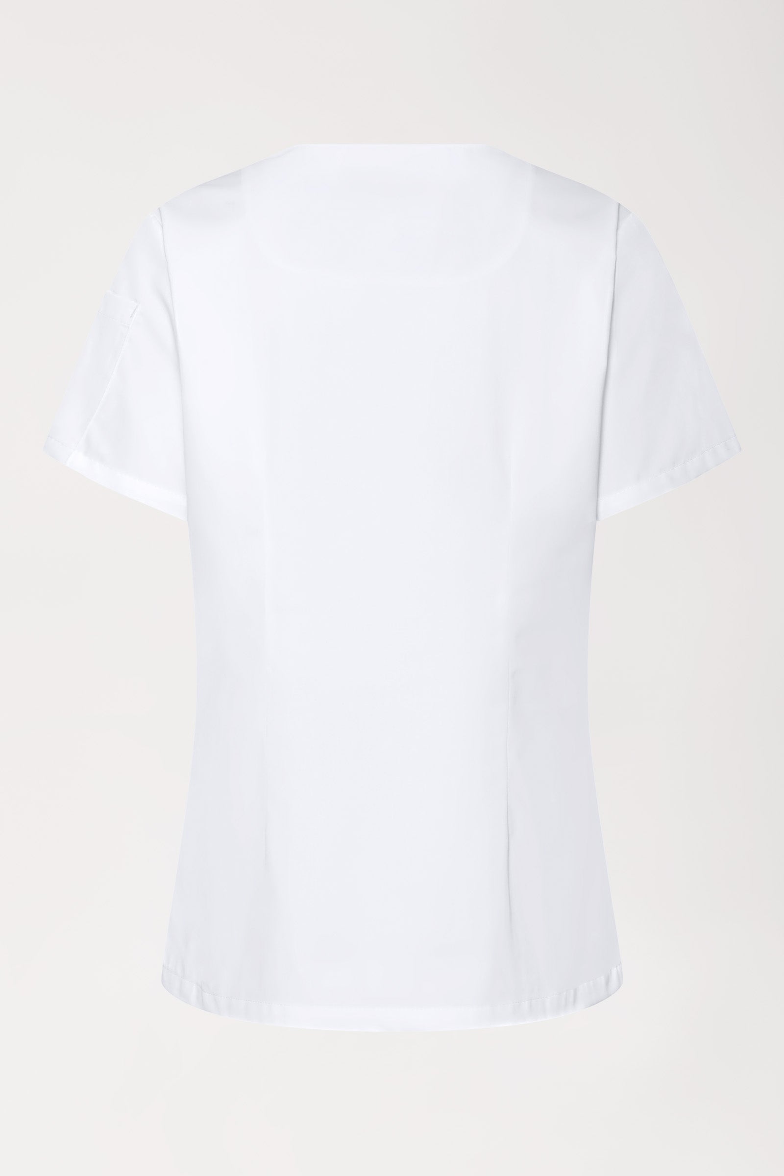 GREEN Stretch Schlupfkasack Damen - V-Ausschnitt weiß