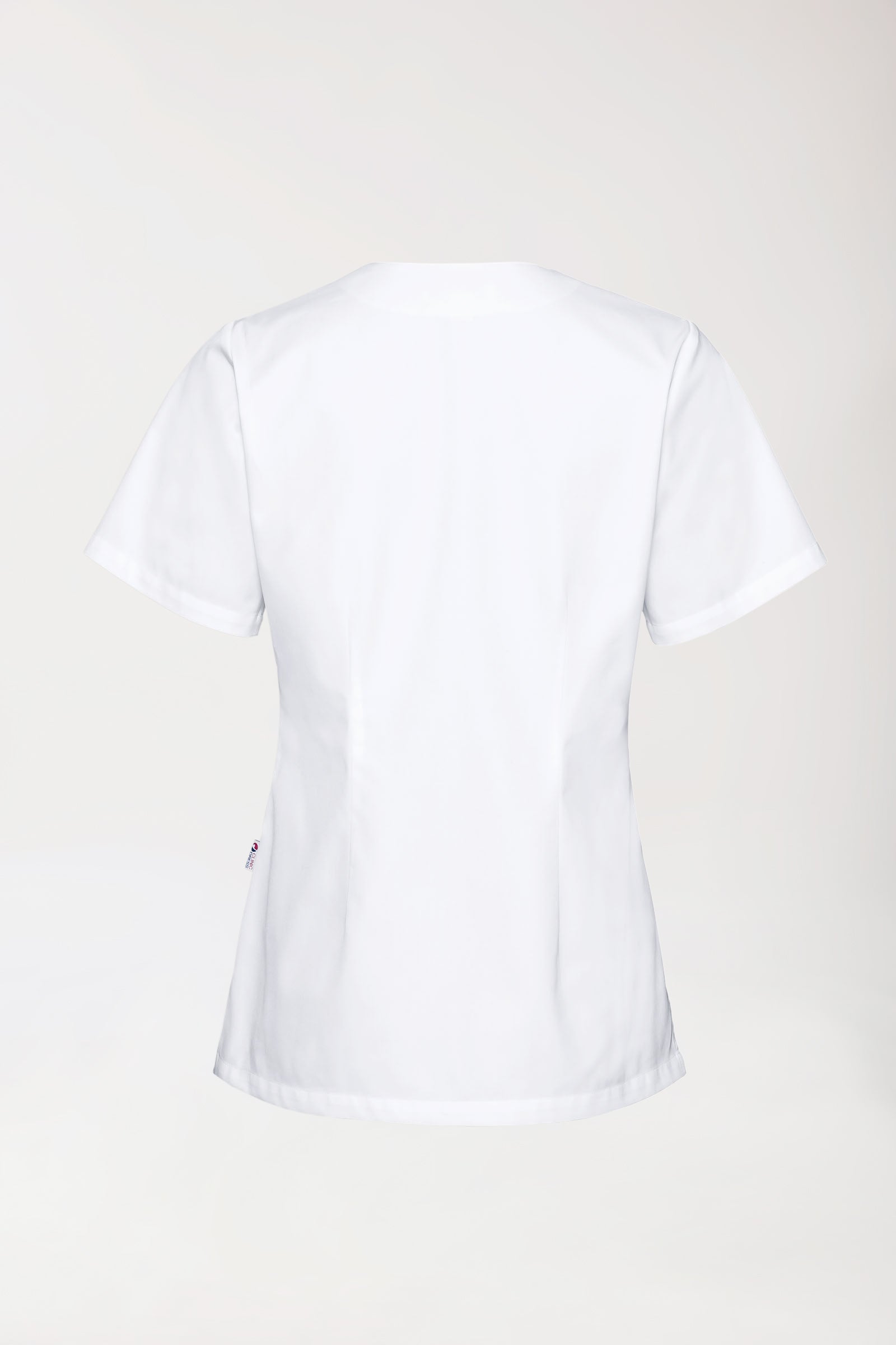 CORE Schlupfkasack Damen weiß/grau, Rückansicht 