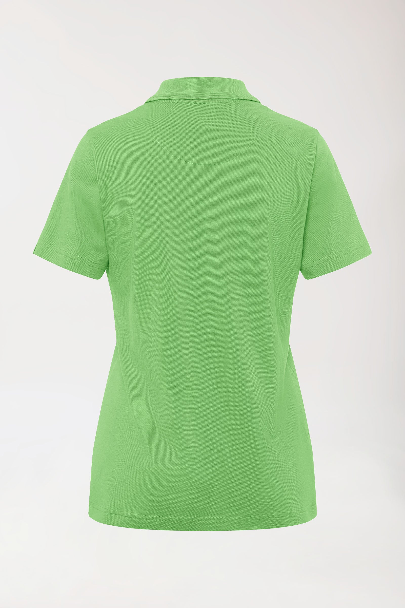 COMFY FLEX Stretch Shirt Damen - Polokragen apfelgrün