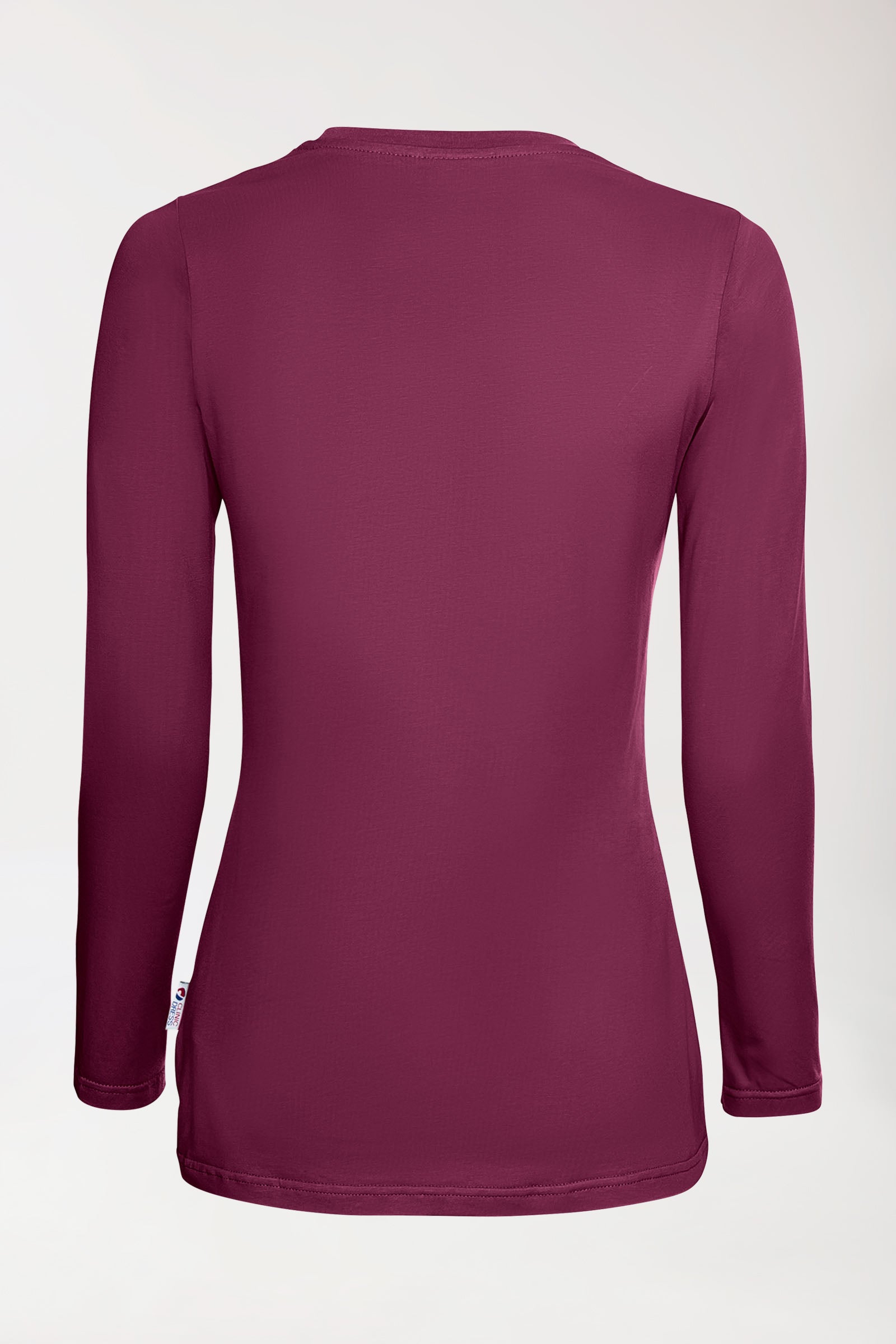 CORE Shirt Damen - 1/1 Arm berry, Rückansicht 