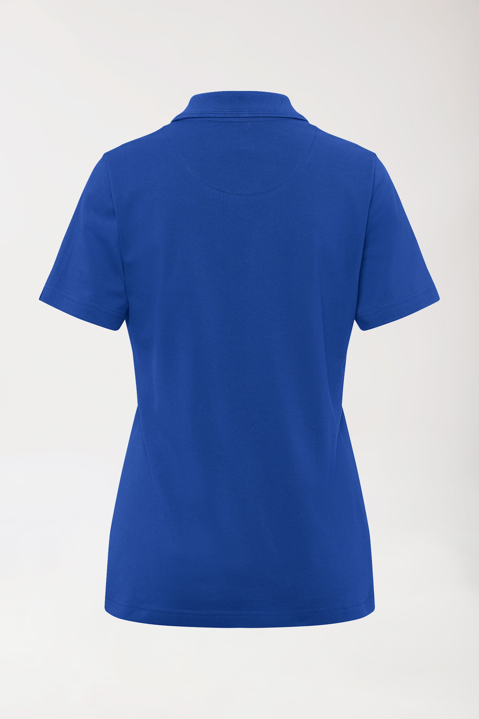 COMFY FLEX Stretch Shirt Damen - Polokragen königsblau, Rückansicht 