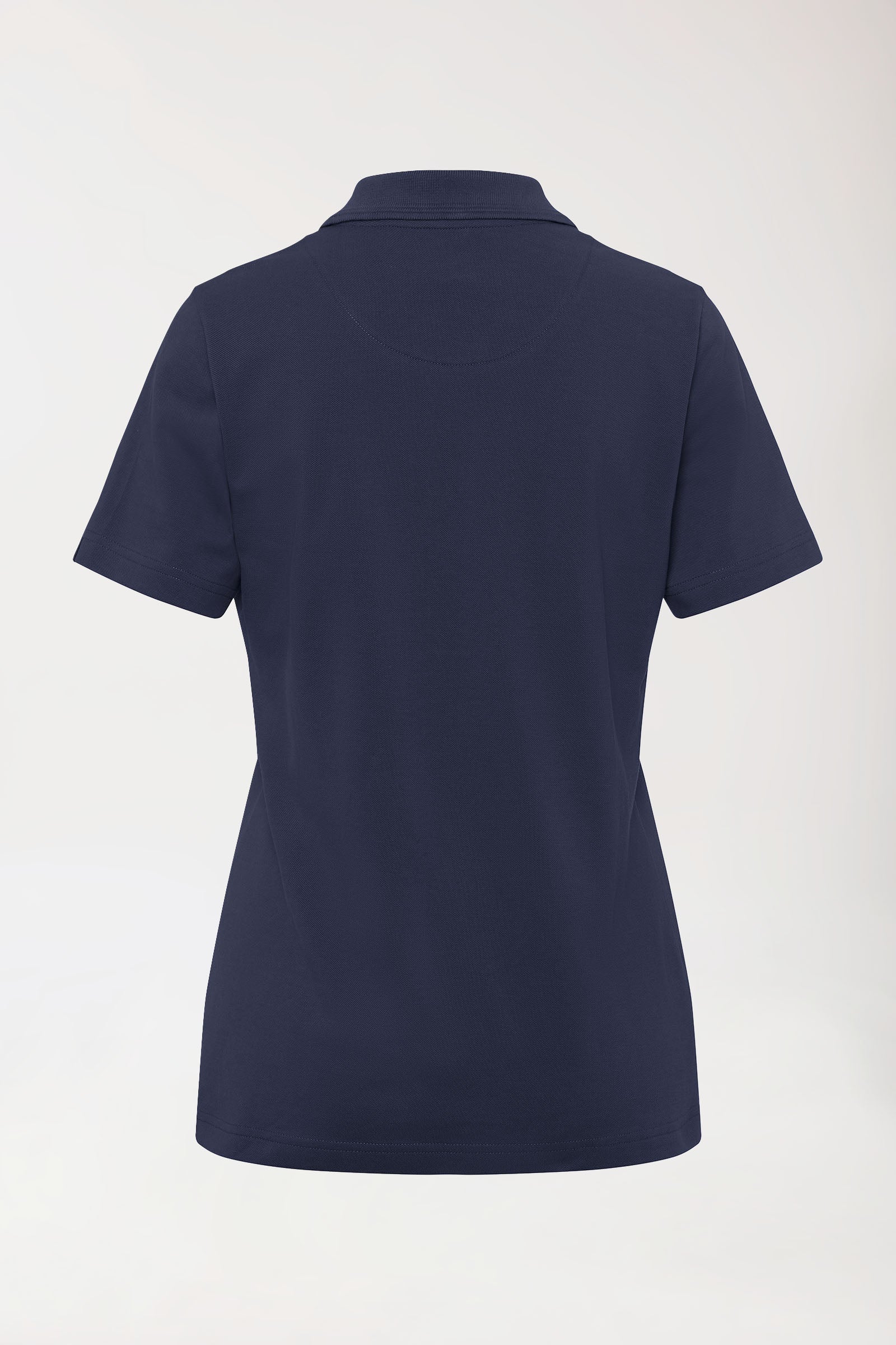 COMFY FLEX Stretch Shirt Damen - Polokragen navy, Rückansicht 