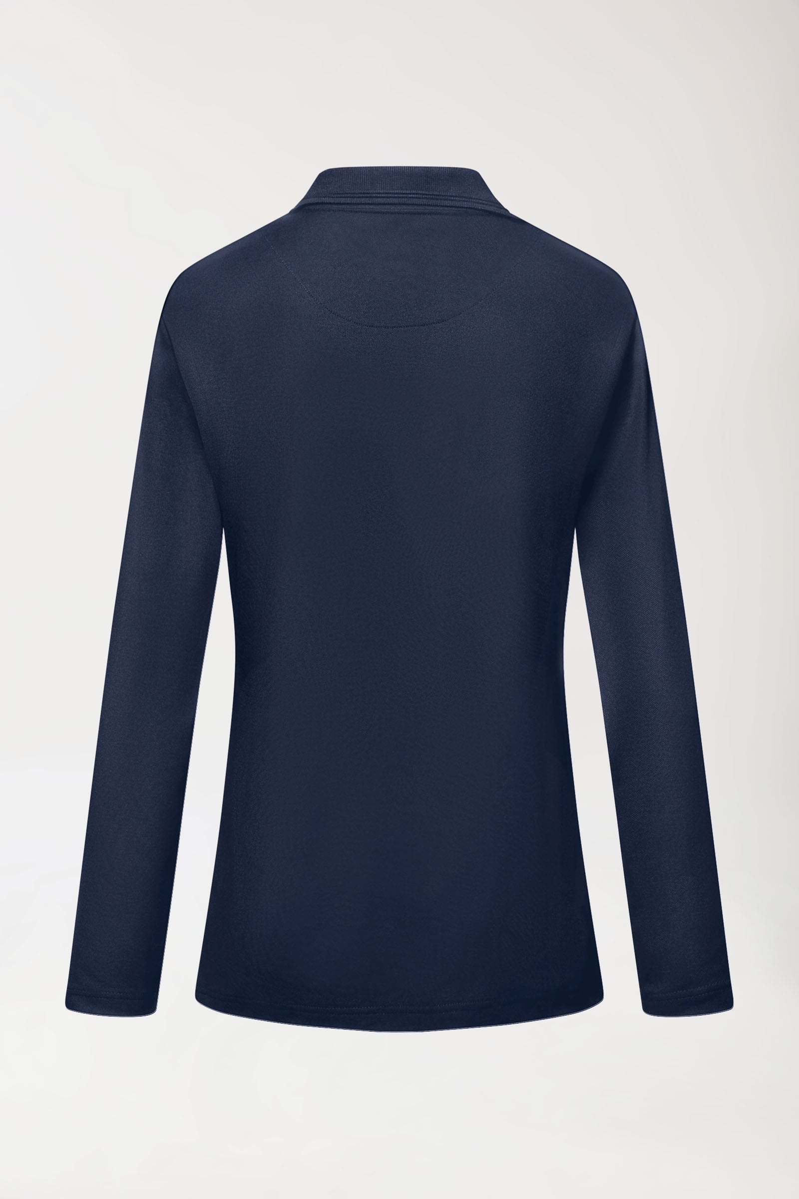 COMFY FLEX Stretch Longsleeve Damen - Polokragen navy