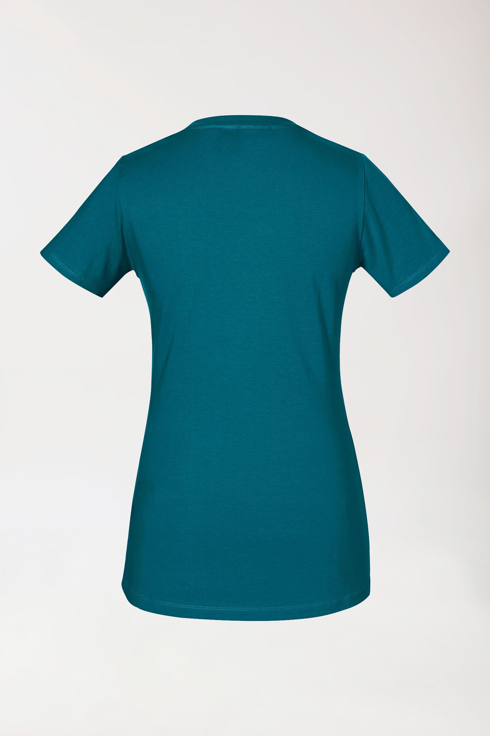 CORE Shirt Damen - Rundhals petrol, Rückansicht 
