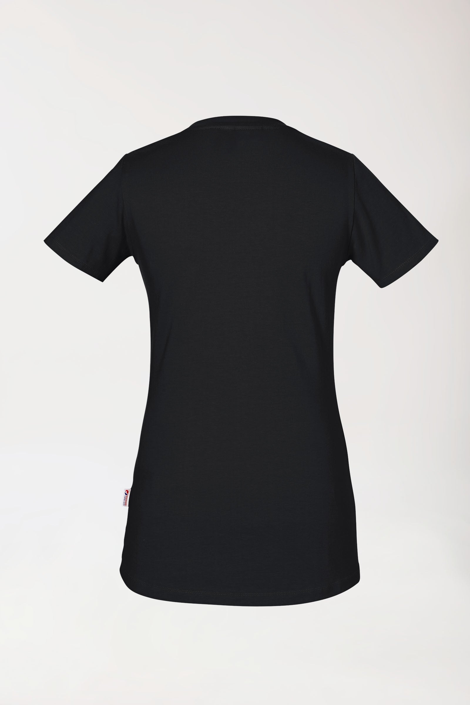 CORE Shirt Damen - Rundhals schwarz, Rückansicht 