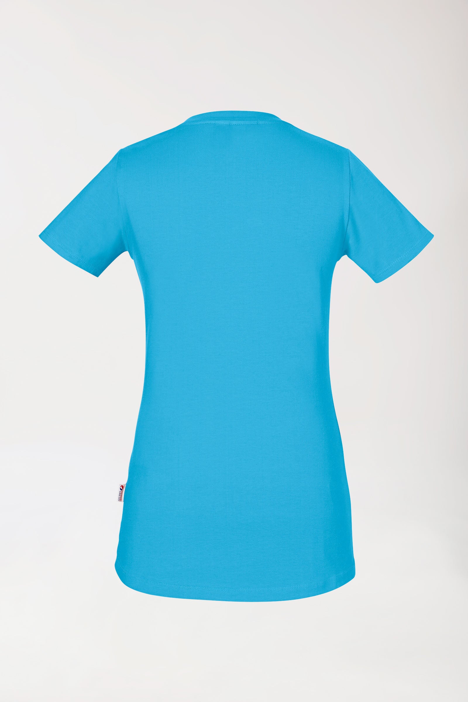 CORE Shirt Damen - Rundhals türkis, Rückansicht 