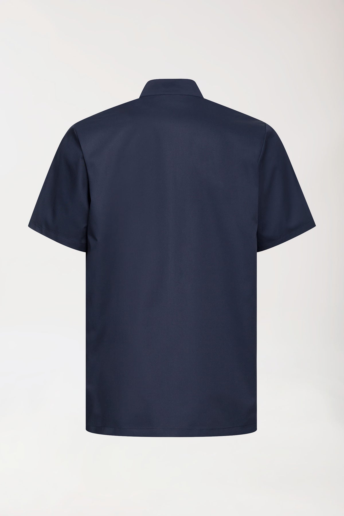 CLINIC STRETCH Kasack Herren - durchgeknöpft navy, Rückansicht 