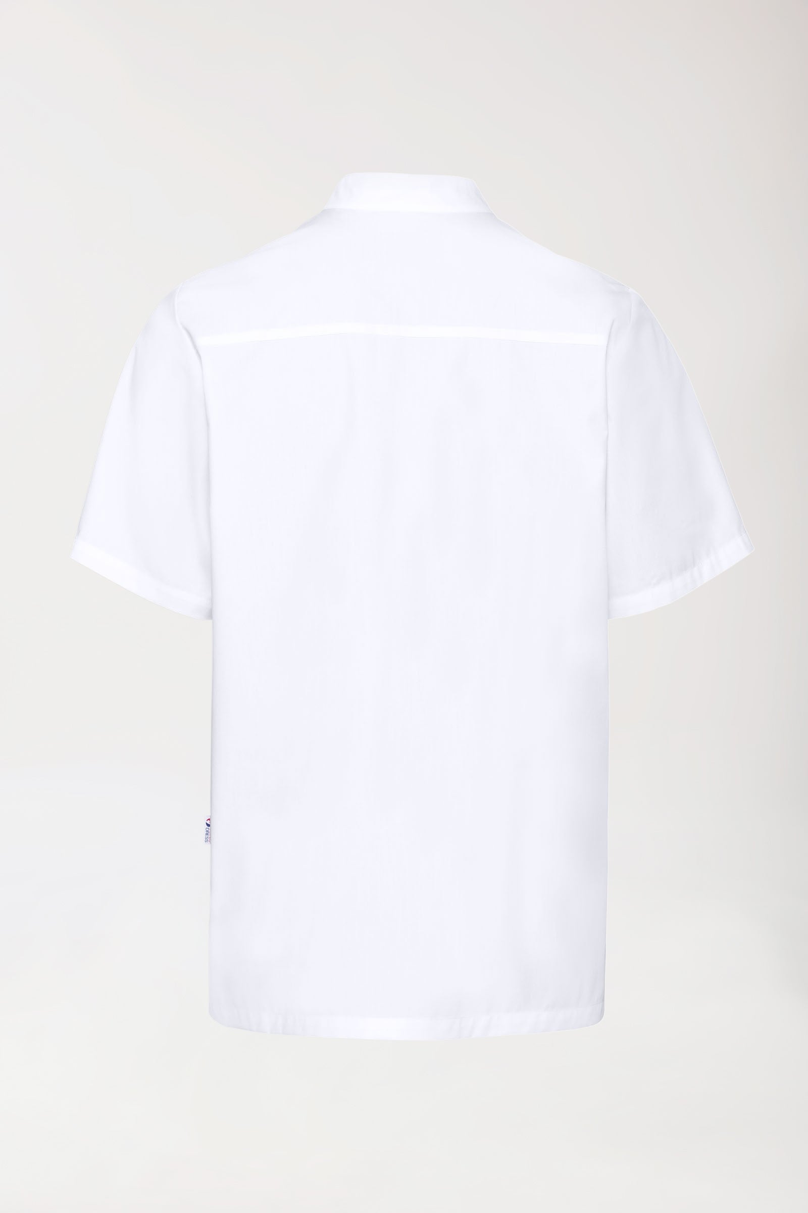 Stretch Kasack Herren - durchgeknöpft weiß