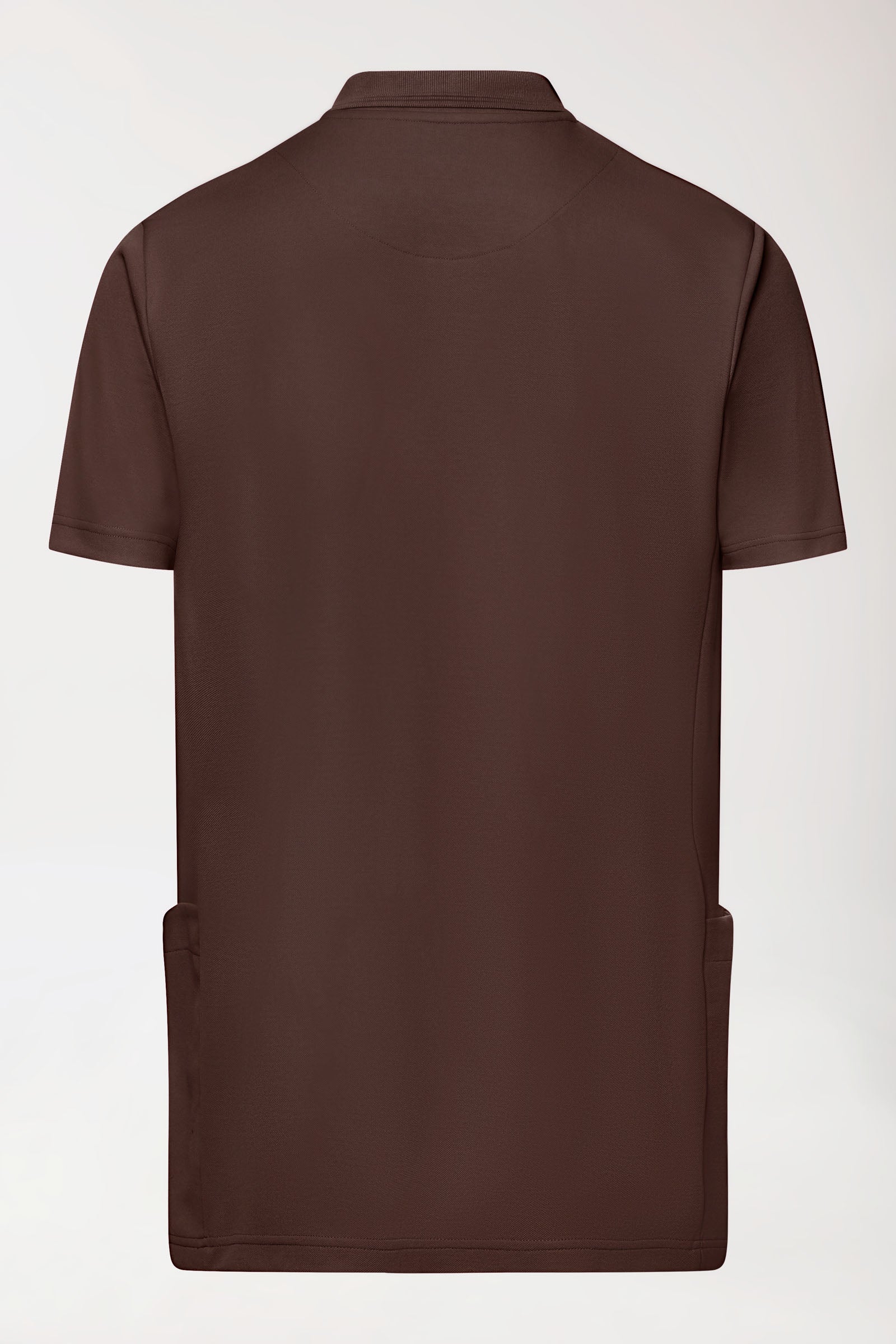 COMFY FLEX Stretch Schlupfkasack Herren - Polokragen coffee