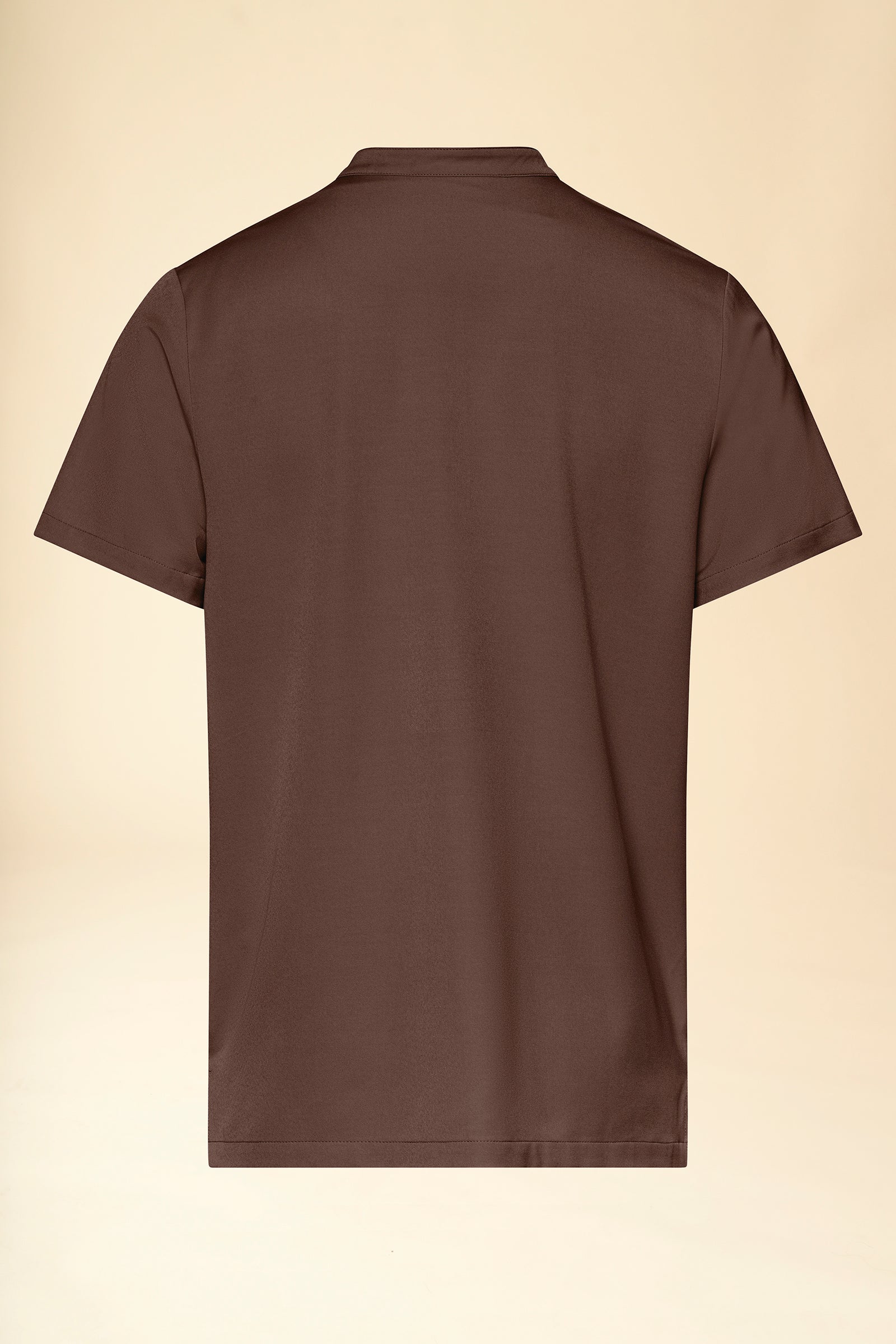 KAERE Schlupfkasack Herren - Stehkragen coffee, Rückansicht 