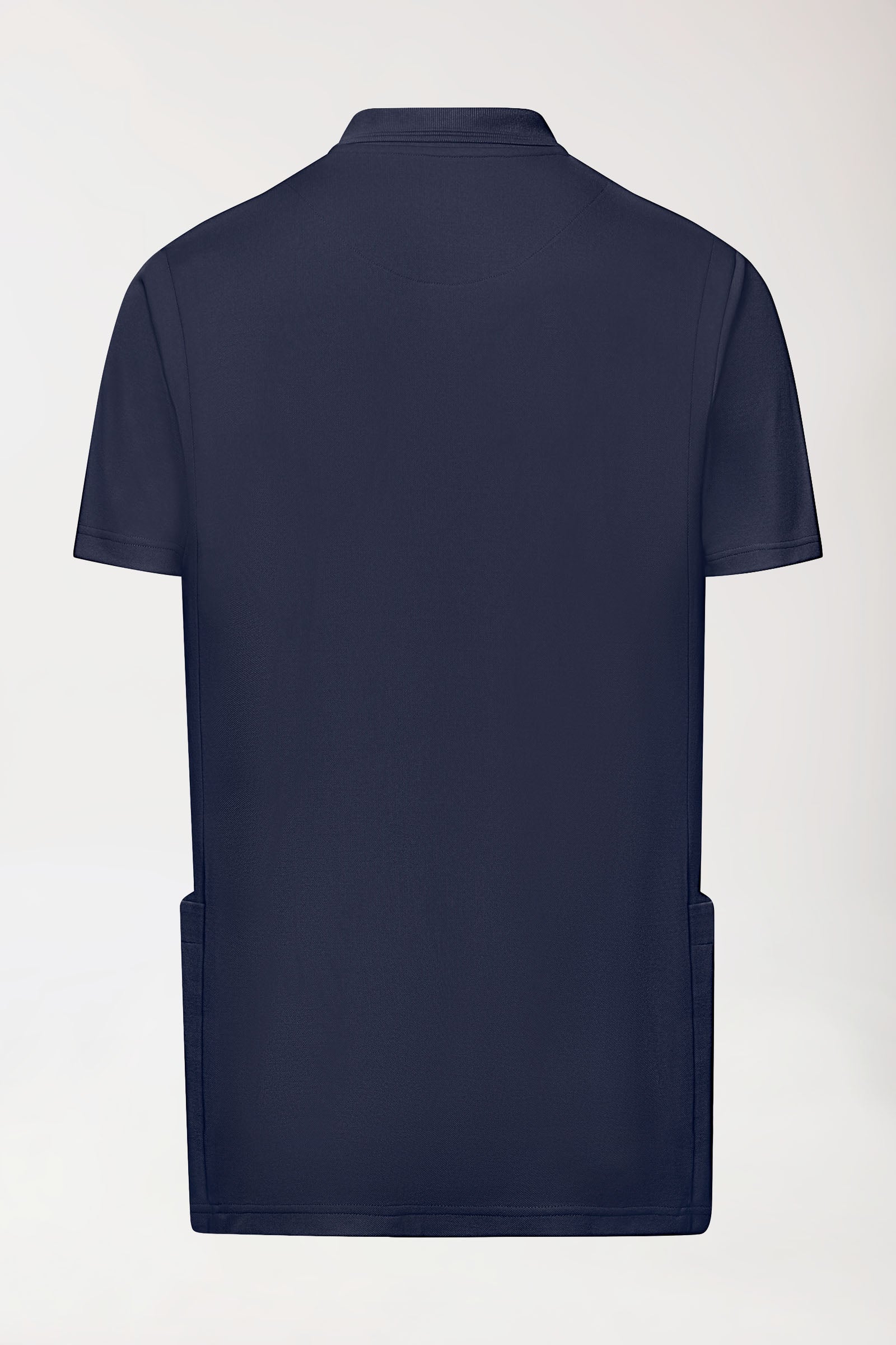 COMFY FLEX Stretch Schlupfkasack Herren - Polokragen navy