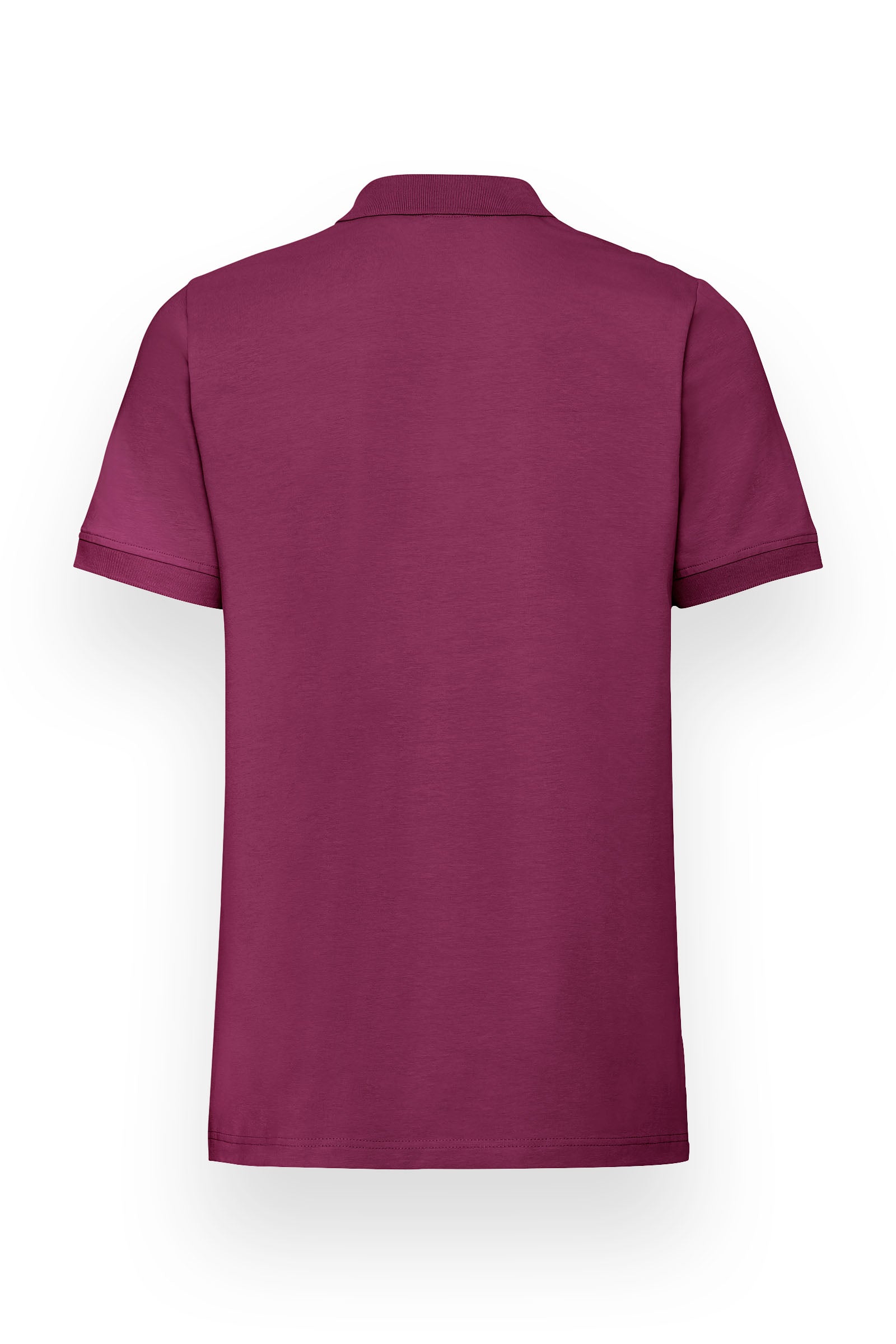 Stretch Shirt Herren - Polokragen berry