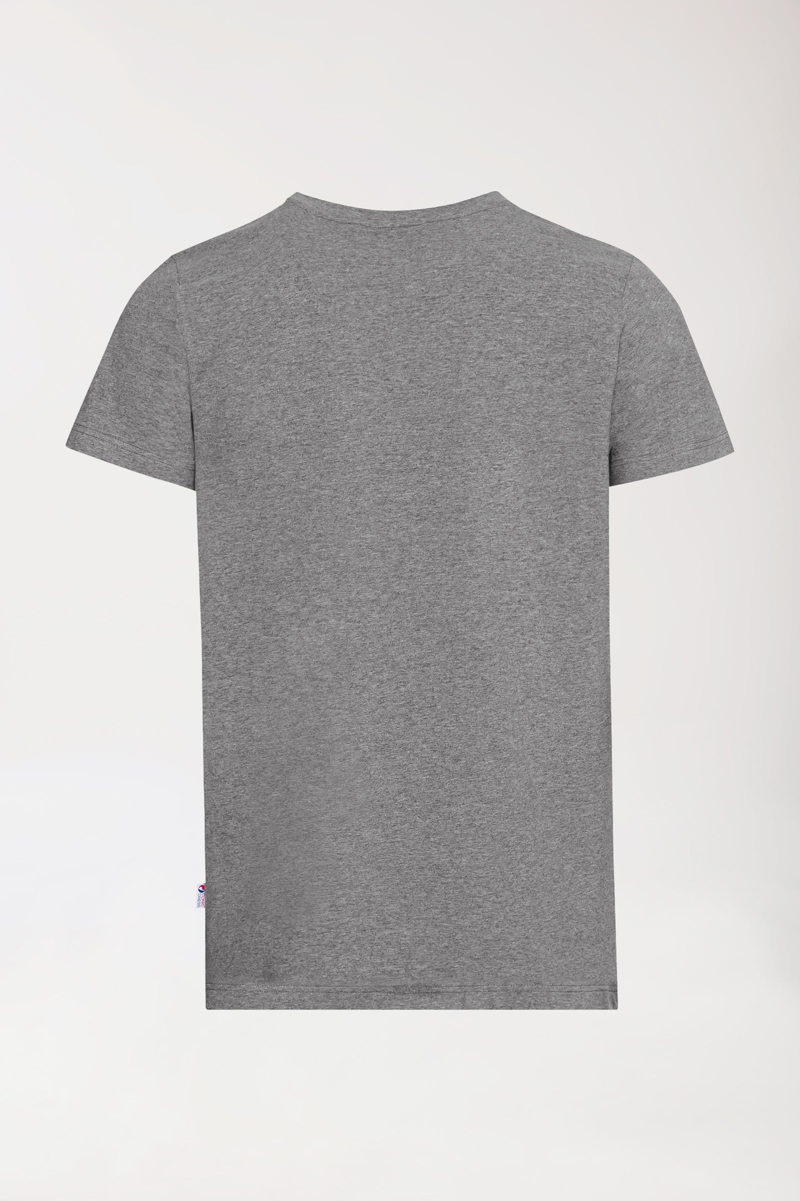CORE Shirt Herren - Rundhals dunkelgrau melange, Rückansicht 