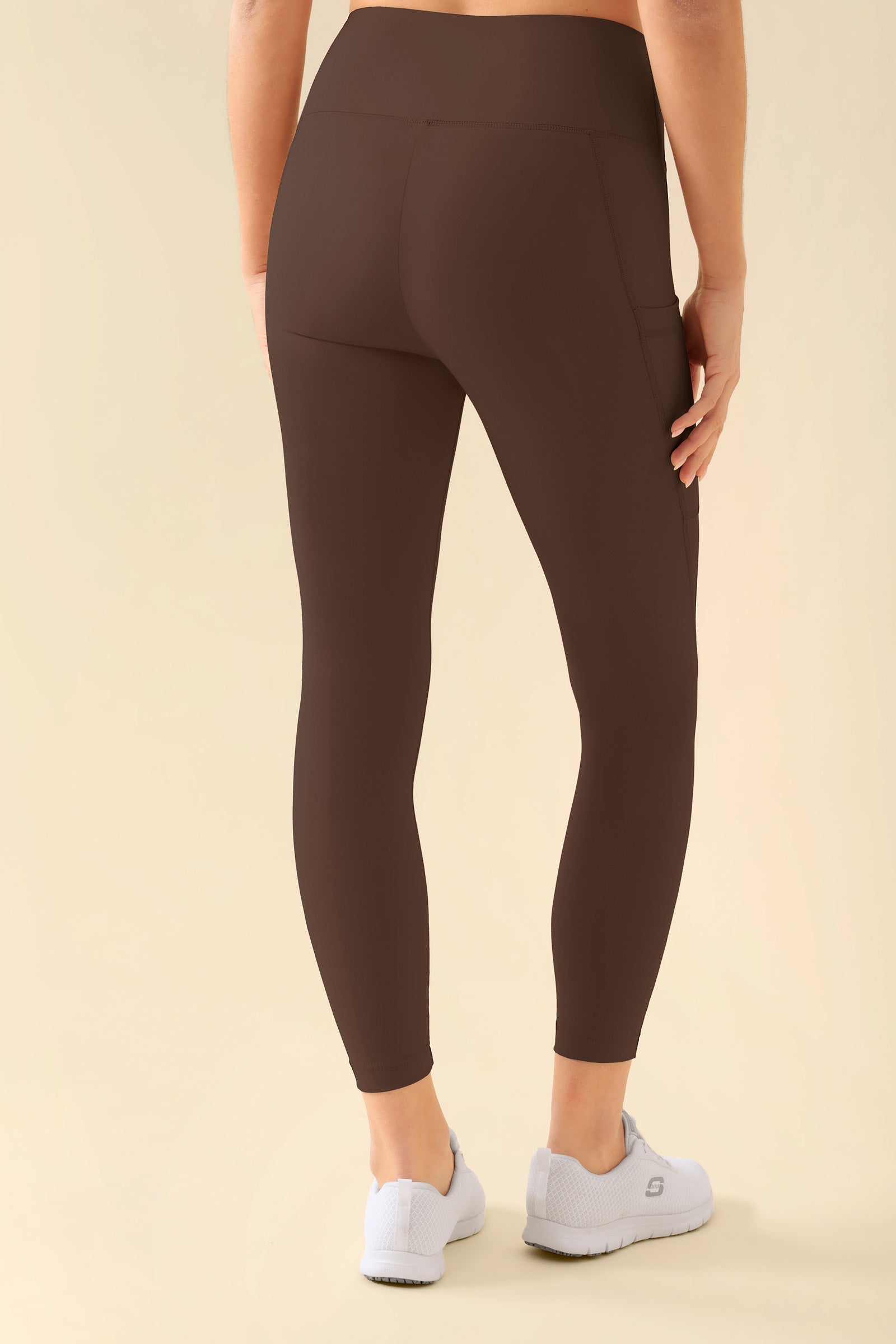 KAERE Leggings Damen - super elastisch coffee