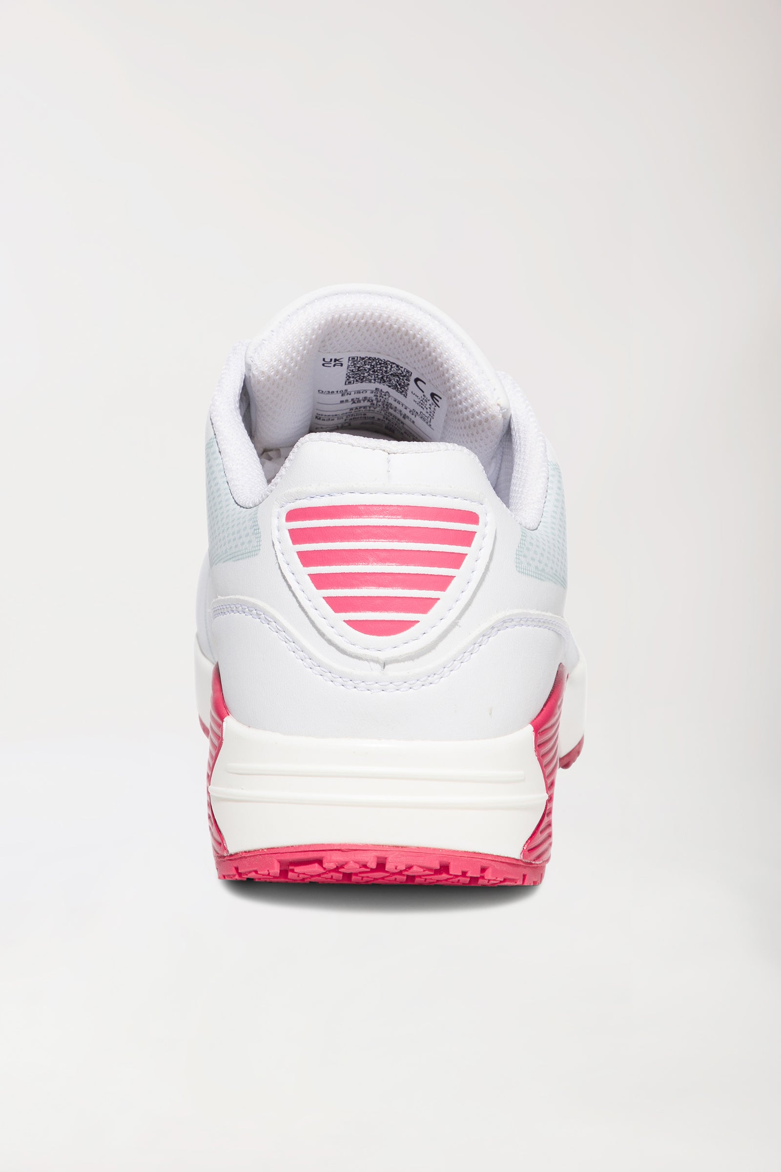 Damen Berufsschuh weiß/lipstick, Rückansicht 