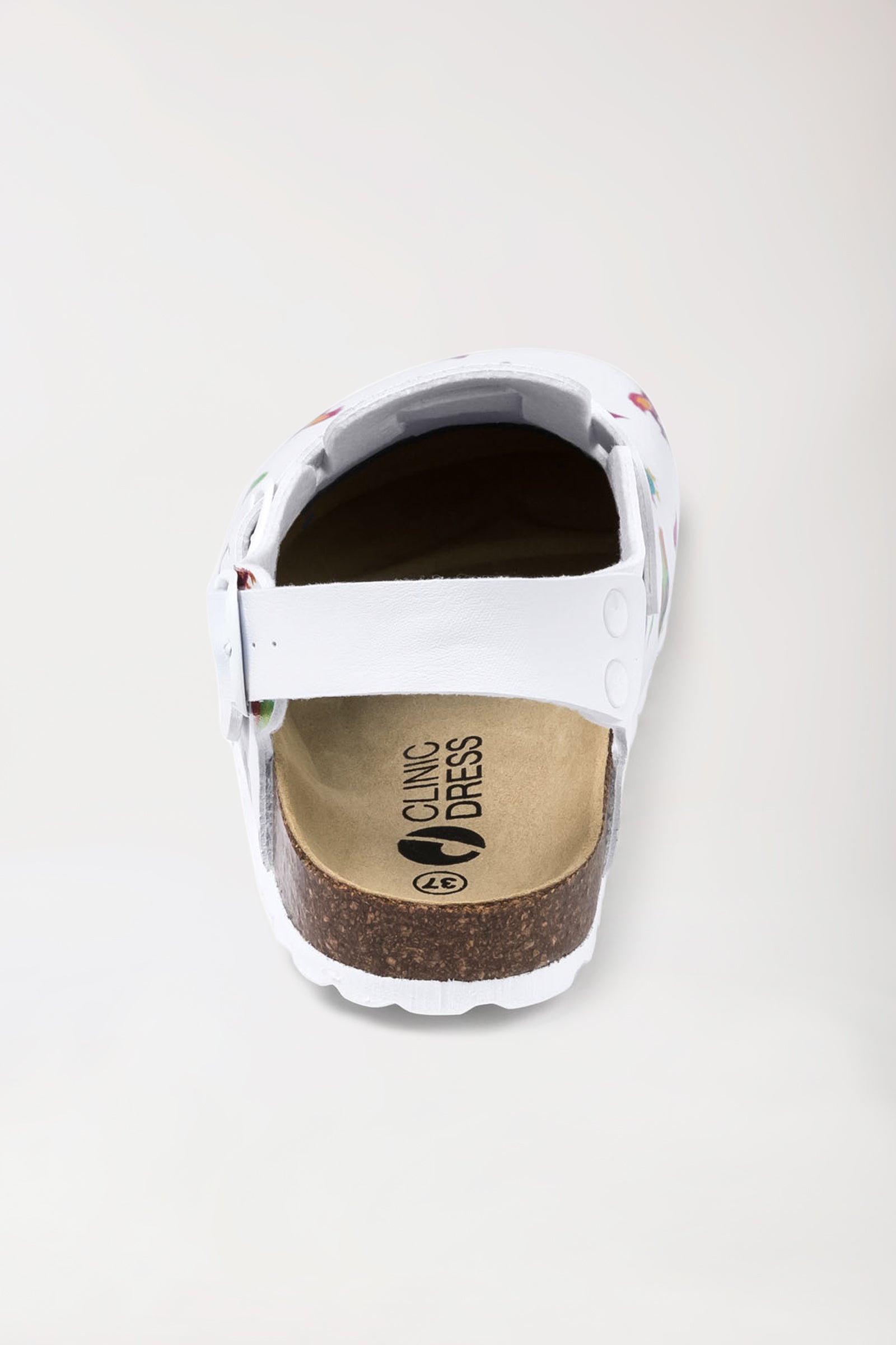 Damen Clog bunt, Rückansicht 