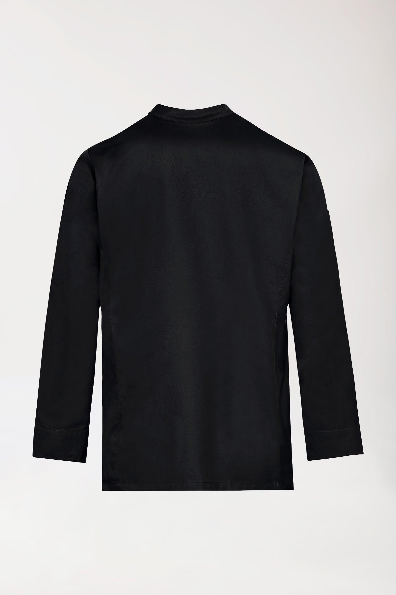Gastro Kochjacke Herren - 1/1 Arm schwarz, Rückansicht 