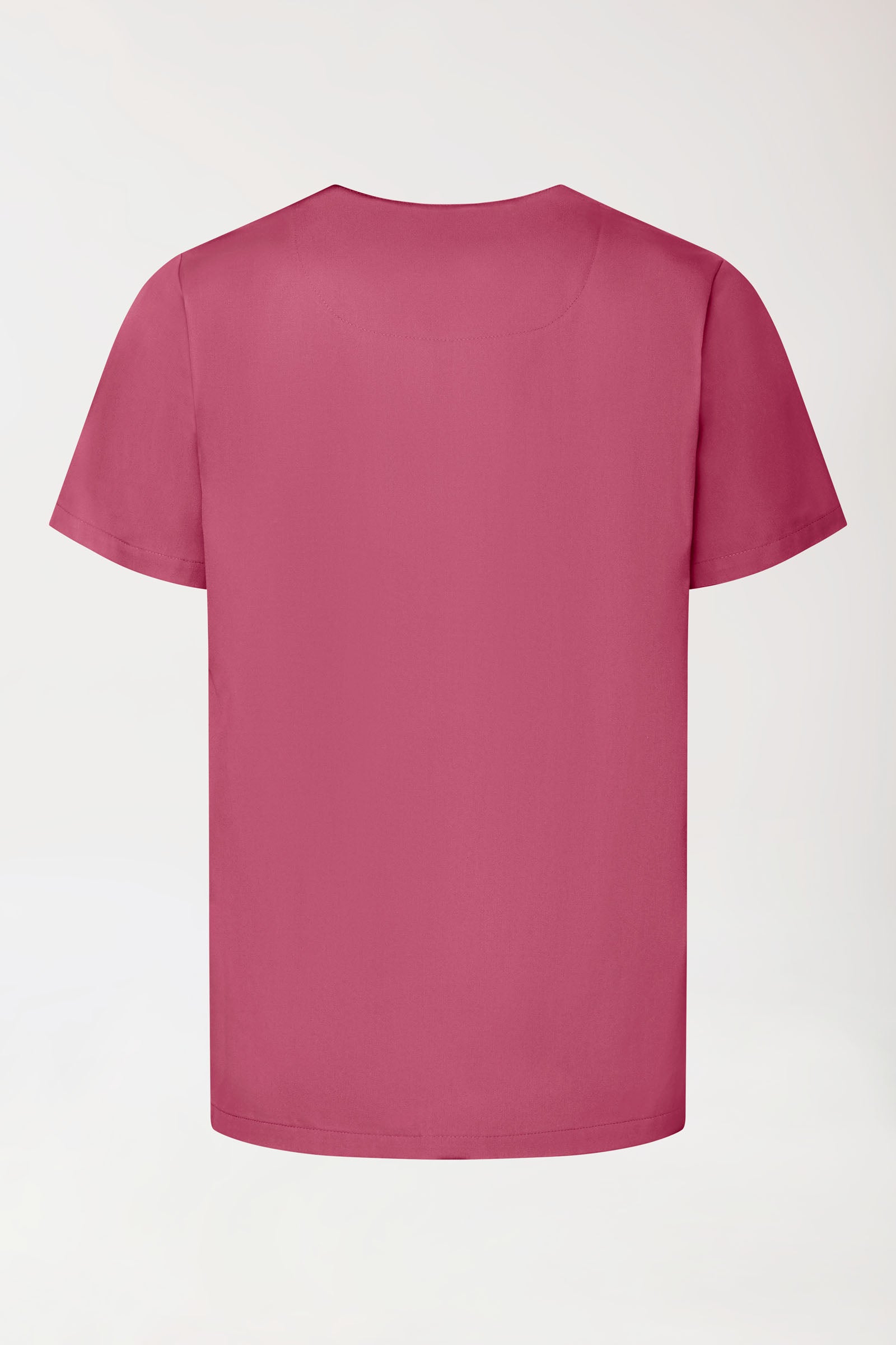 GREEN Stretch Schlupfkasack Unisex - V-Ausschnitt rosenholz, Rückansicht 