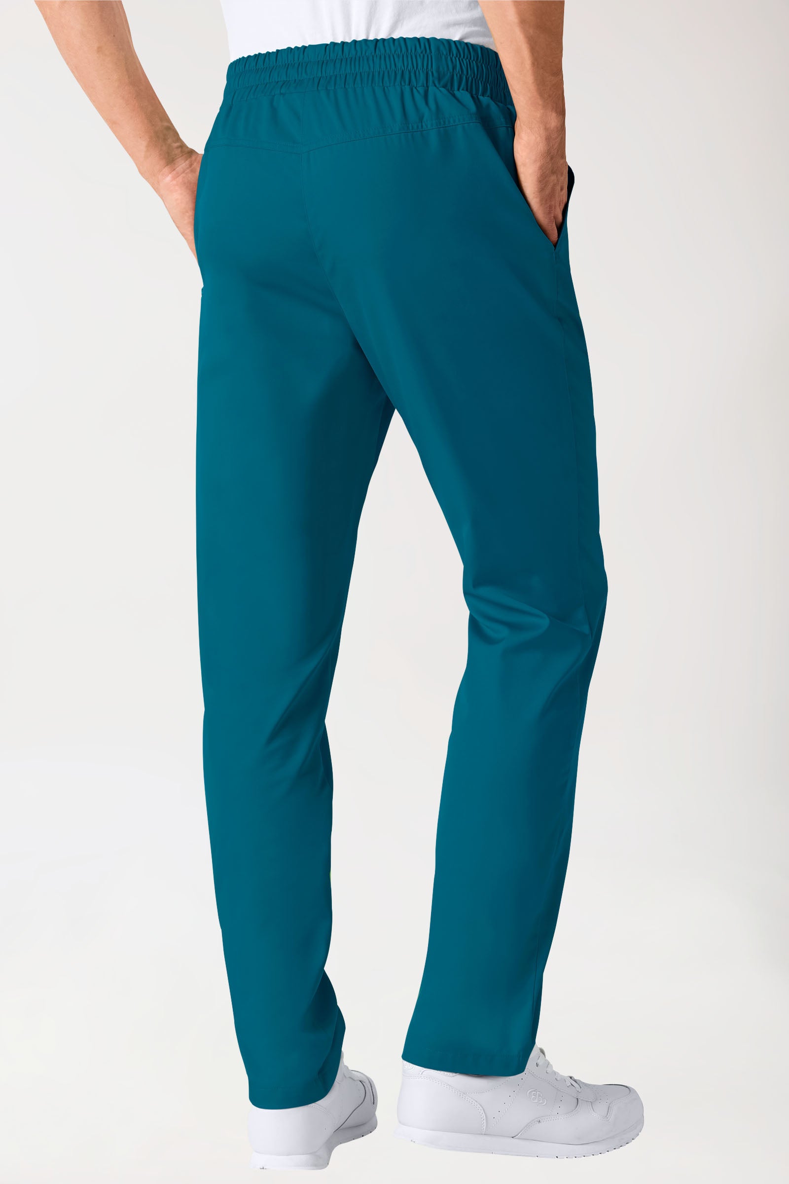 Hose Unisex - hoher Bund petrol, Rückansicht 
