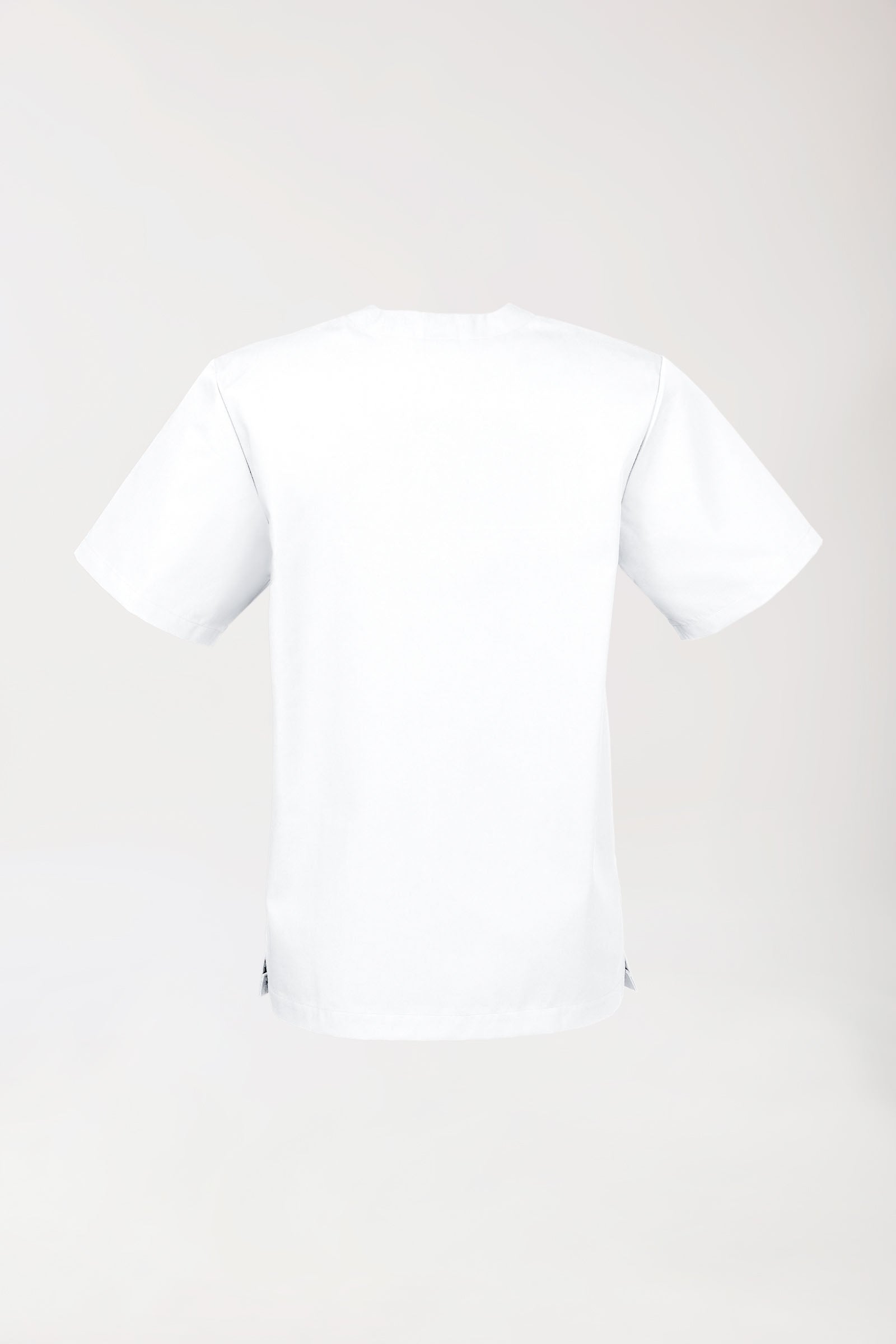 JUST STRONG Schlupfkasack Unisex - V-Ausschnitt weiß