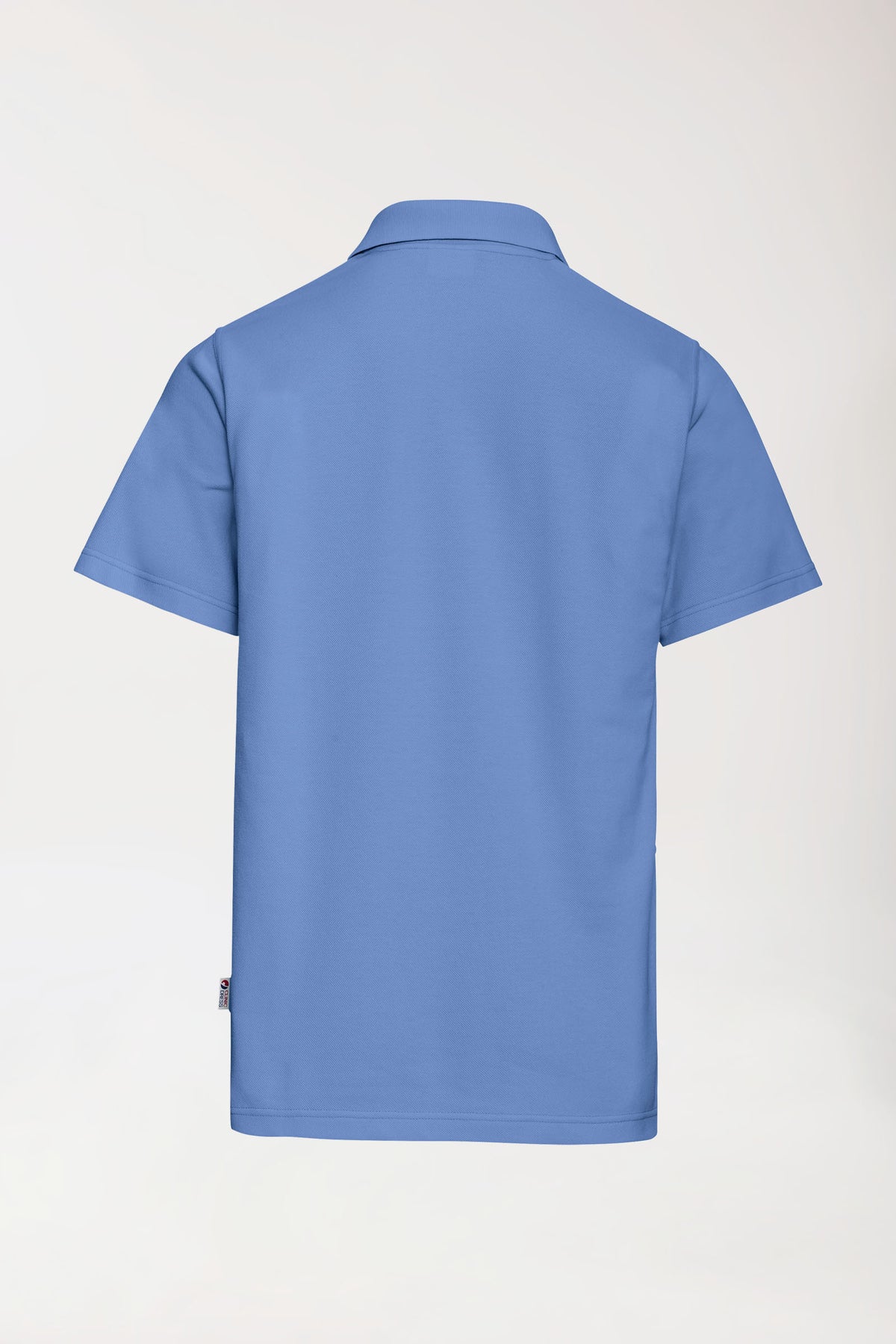 CORE Shirt Unisex - Polokragen petrolblau, Rückansicht 