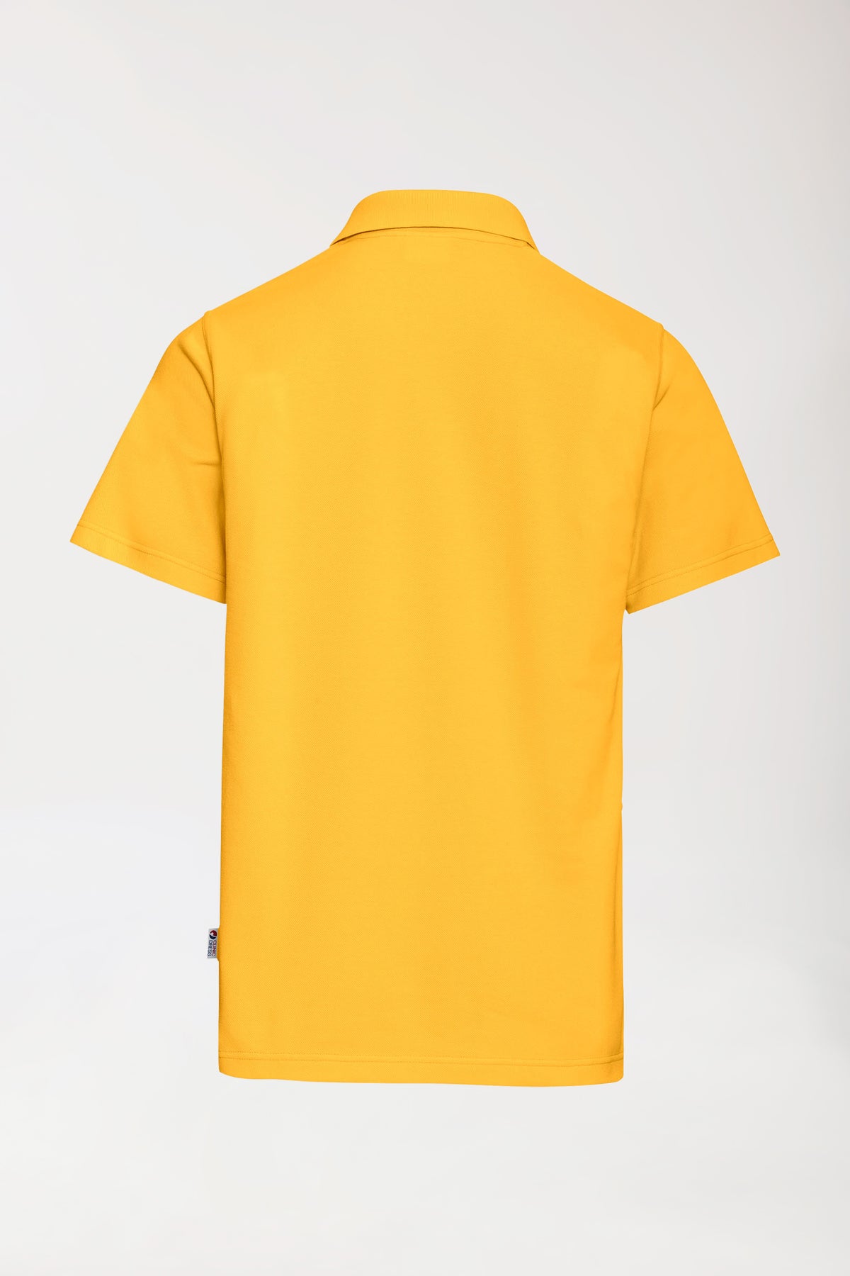 CORE Shirt Unisex - Polokragen sonnengelb, Rückansicht 