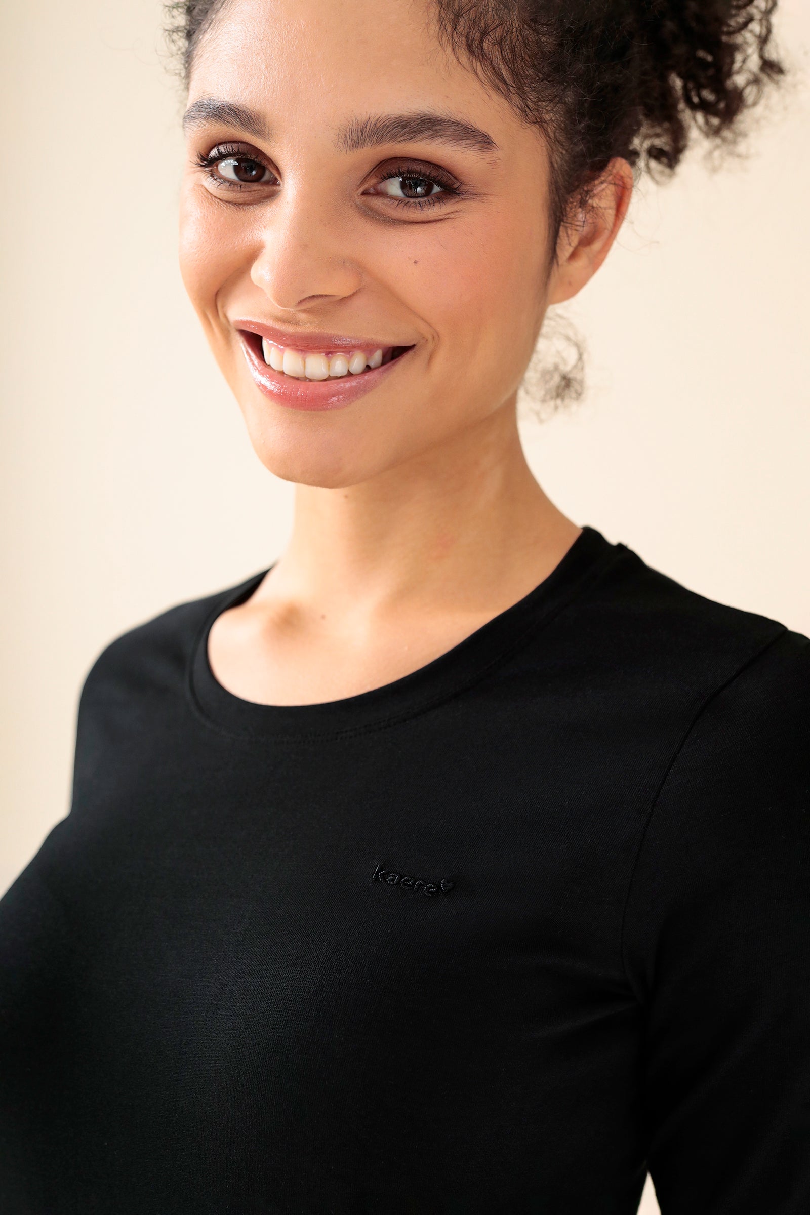 KAERE Shirt Damen - Longsleeve schwarz