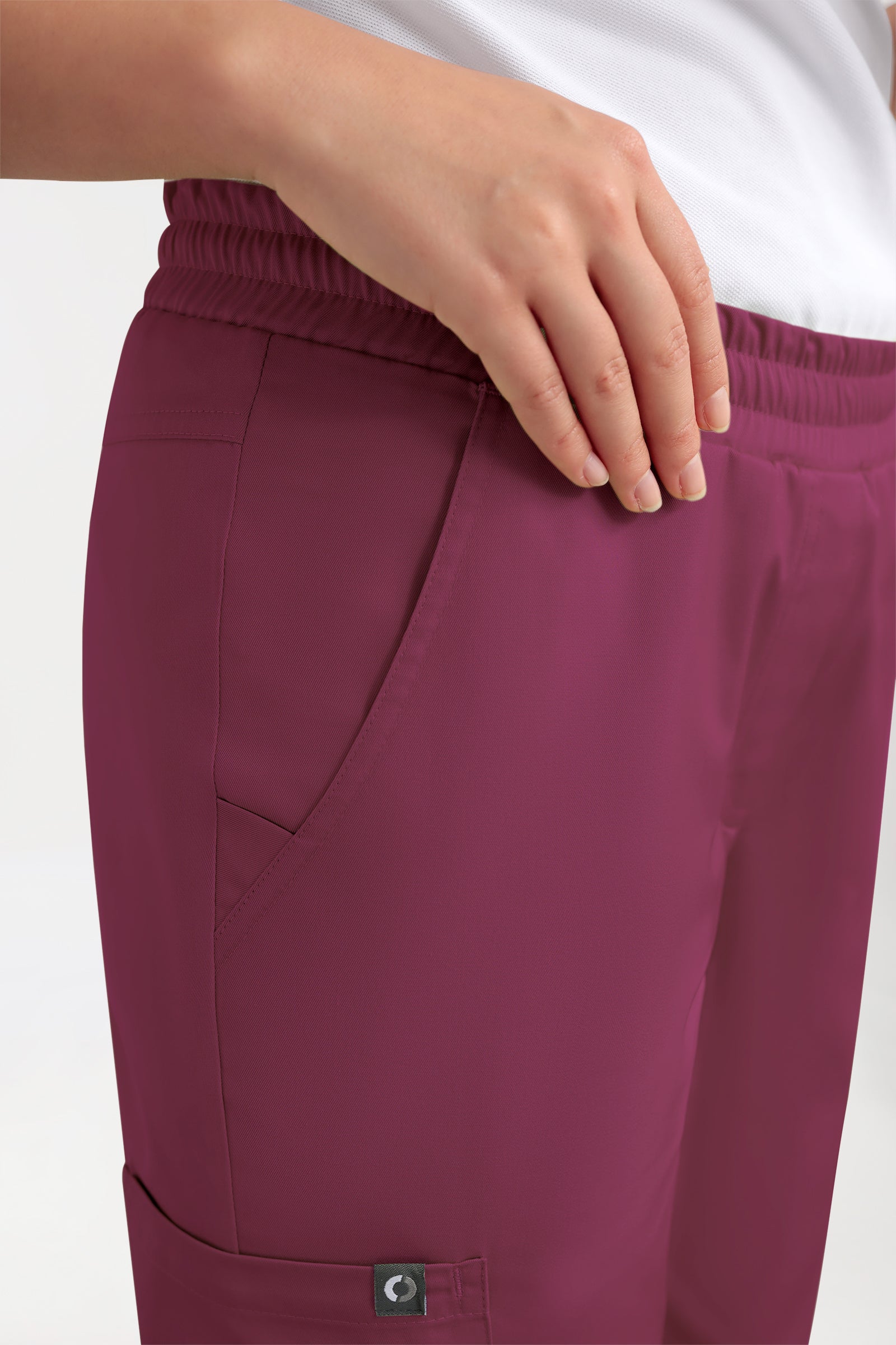 CORE Cargohose Damen - Jogpants Style berry