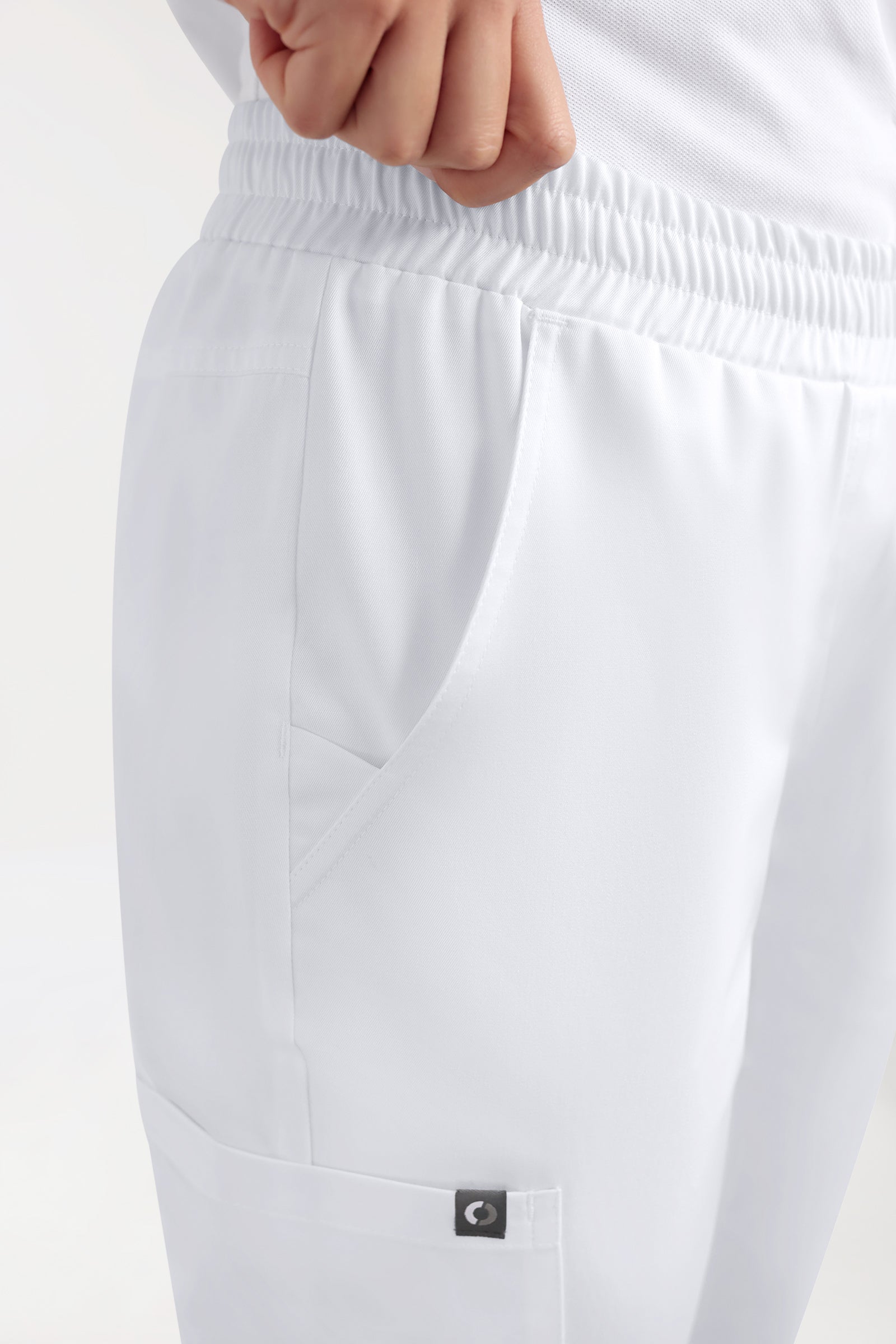 CORE Cargohose Damen - Jogpants Style weiß