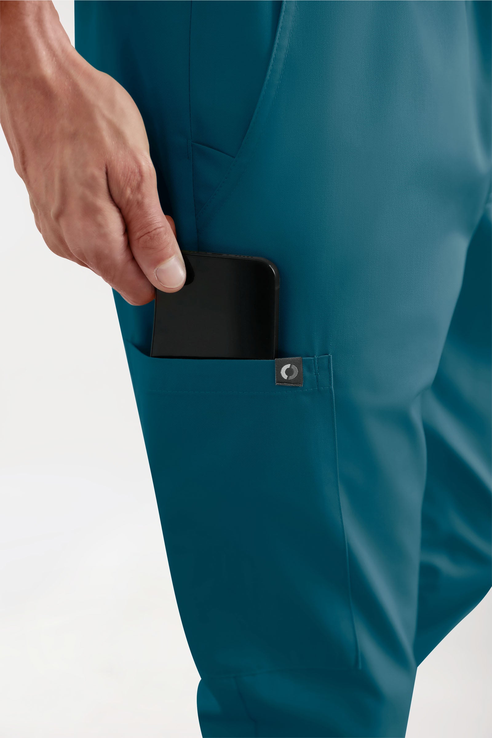 GREEN Stretch Hose Herren - Jogpants Style petrol