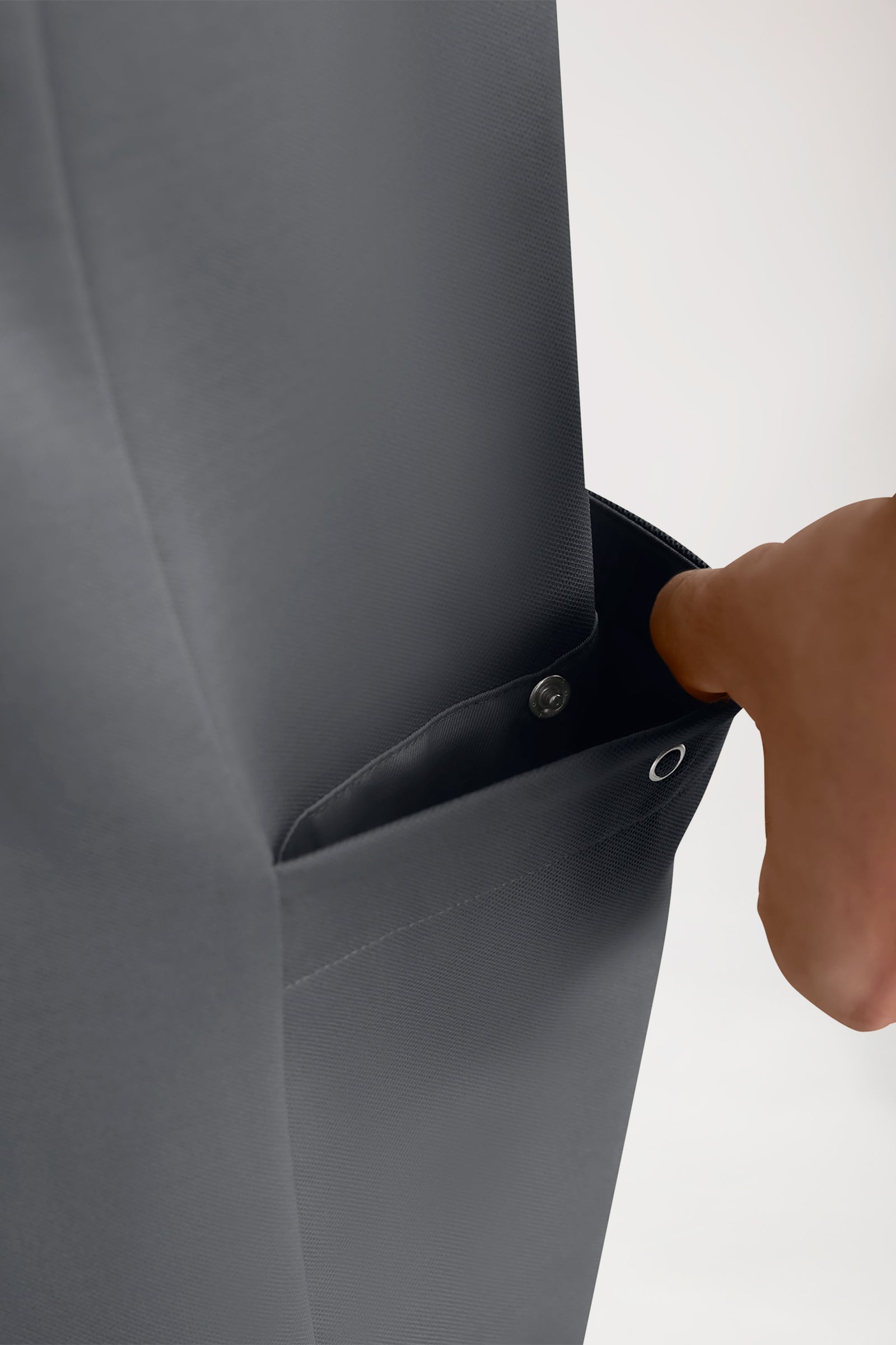 COMFY FLEX Stretch Schlupfkasack Herren - Polokragen steingrau