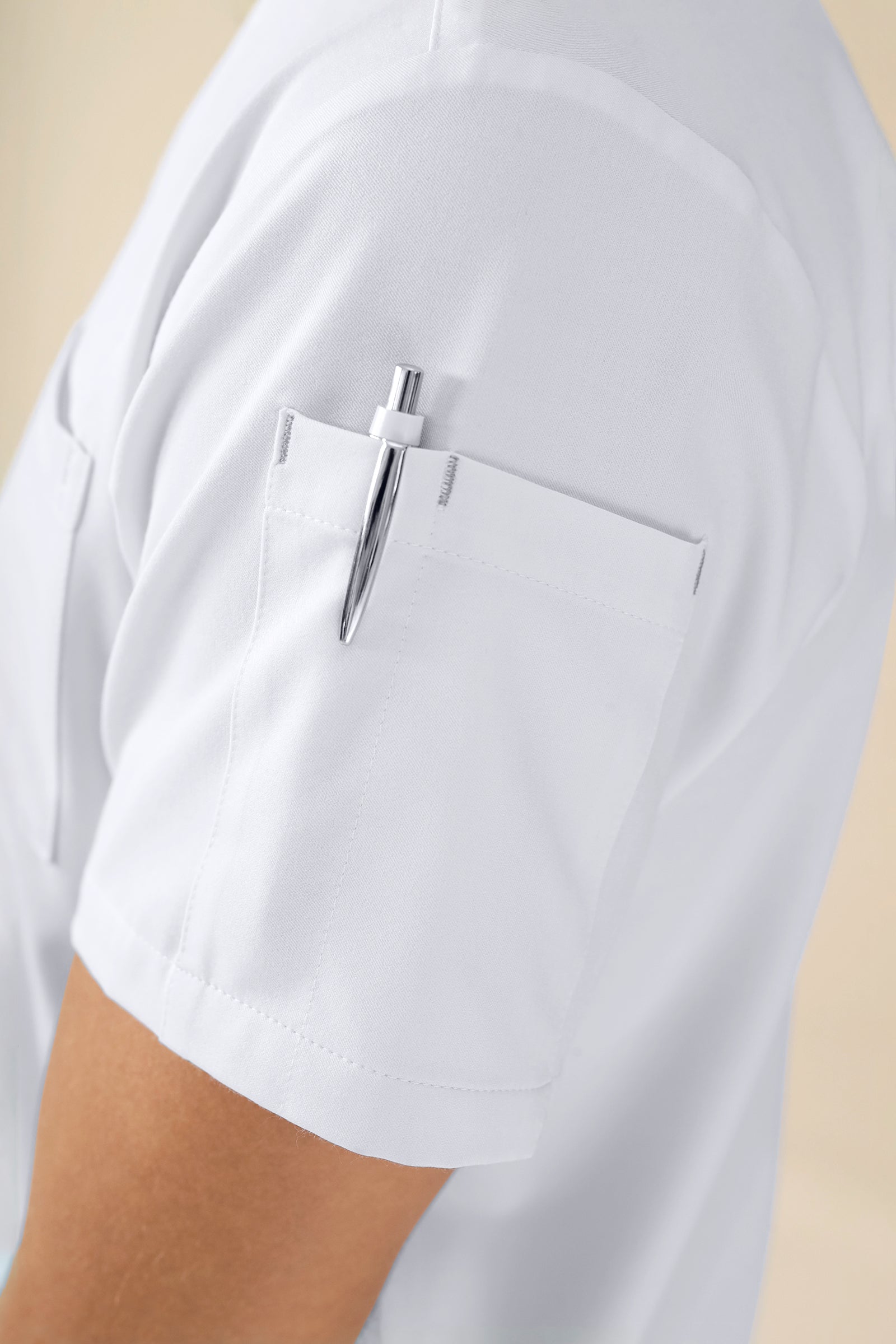 KAERE Schlupfkasack Herren - 3er Pack - V-Ausschnitt weiß