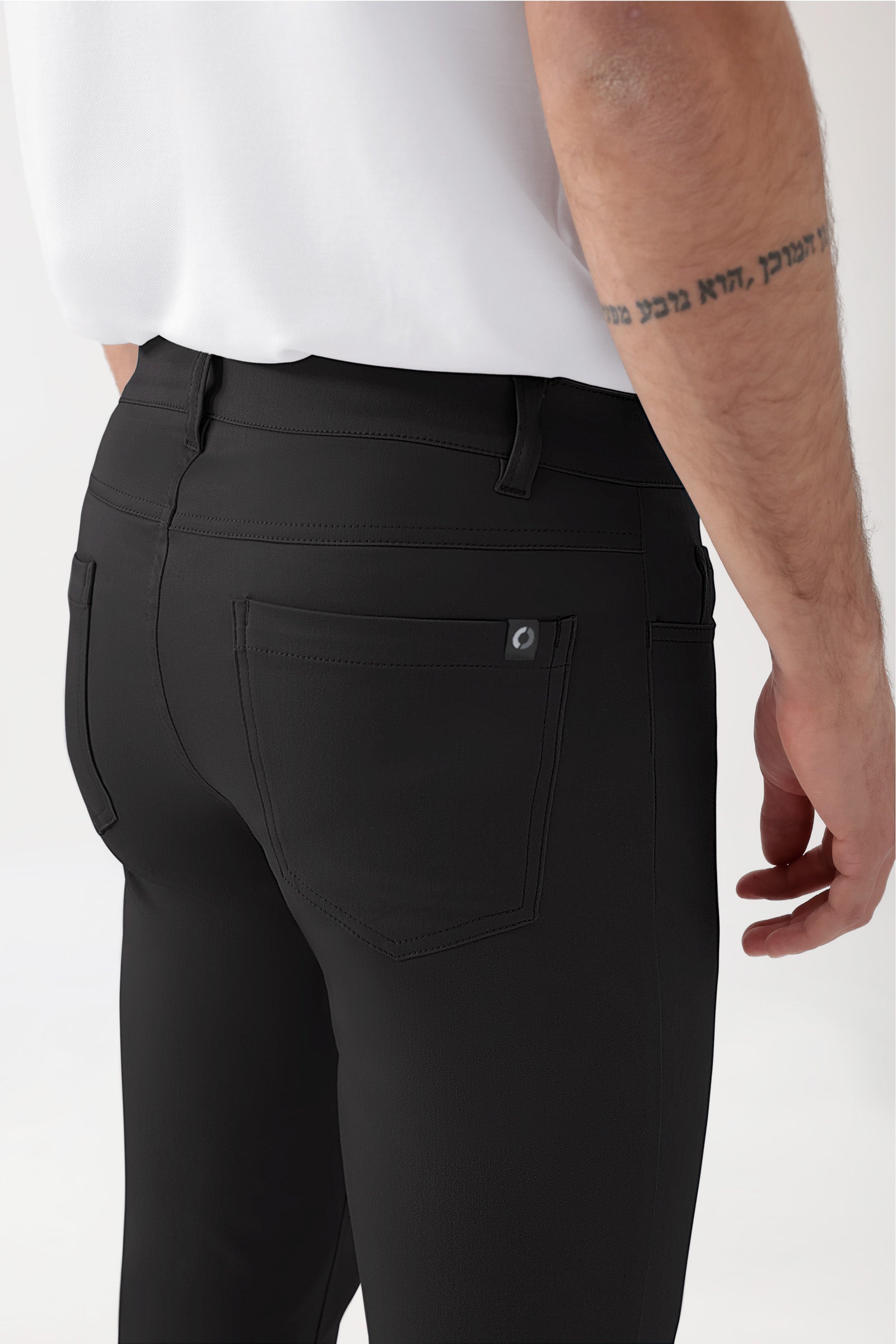 COMFY FLEX 5-Pocket Hose Herren - schlankes Bein schwarz