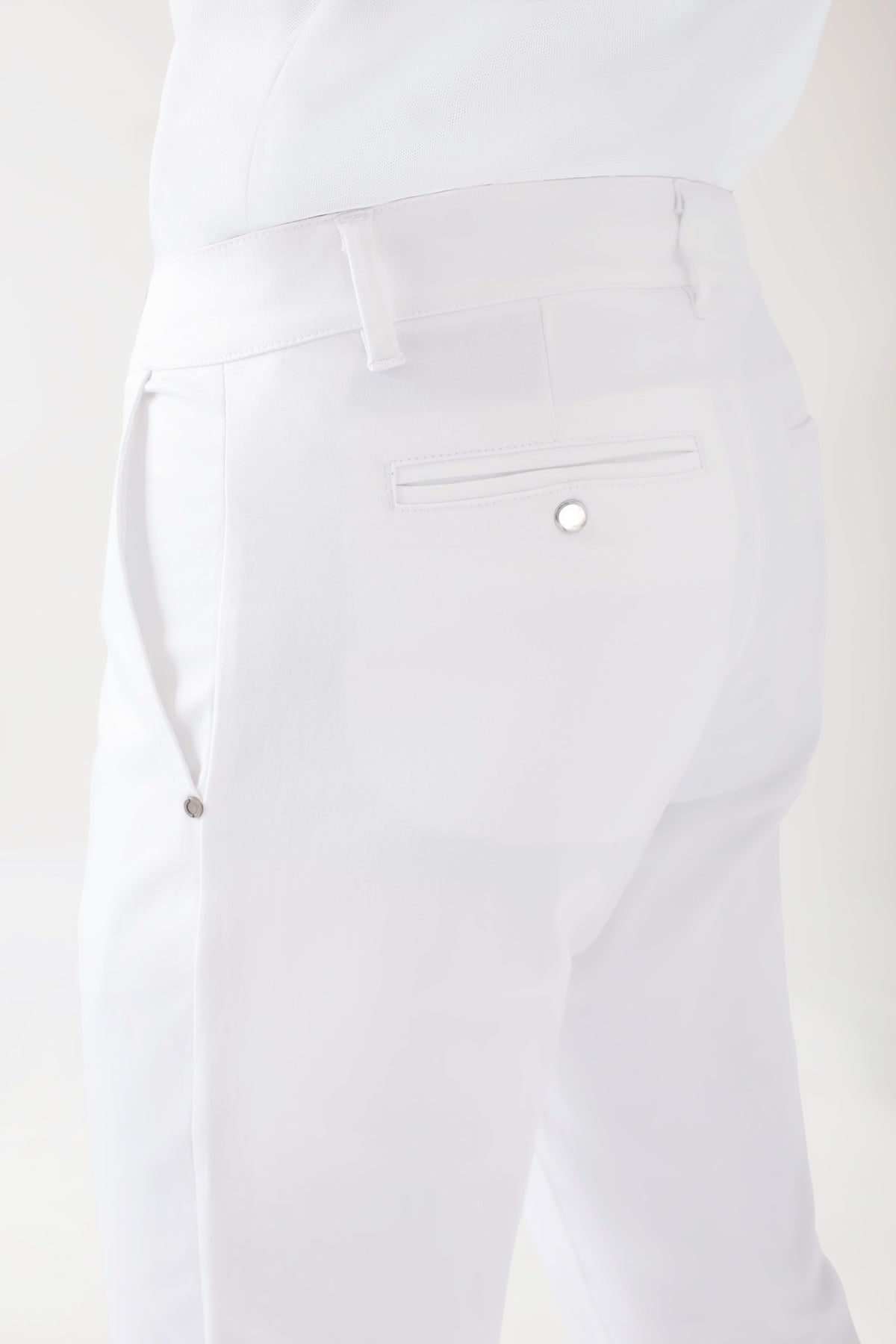 COMFY FLEX Hose Herren - Chino Style weiß