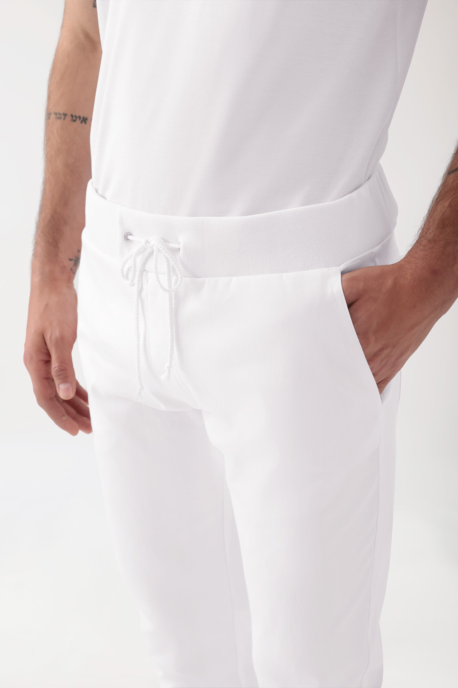 COMFY FLEX Hose Herren - Jogpants weiß