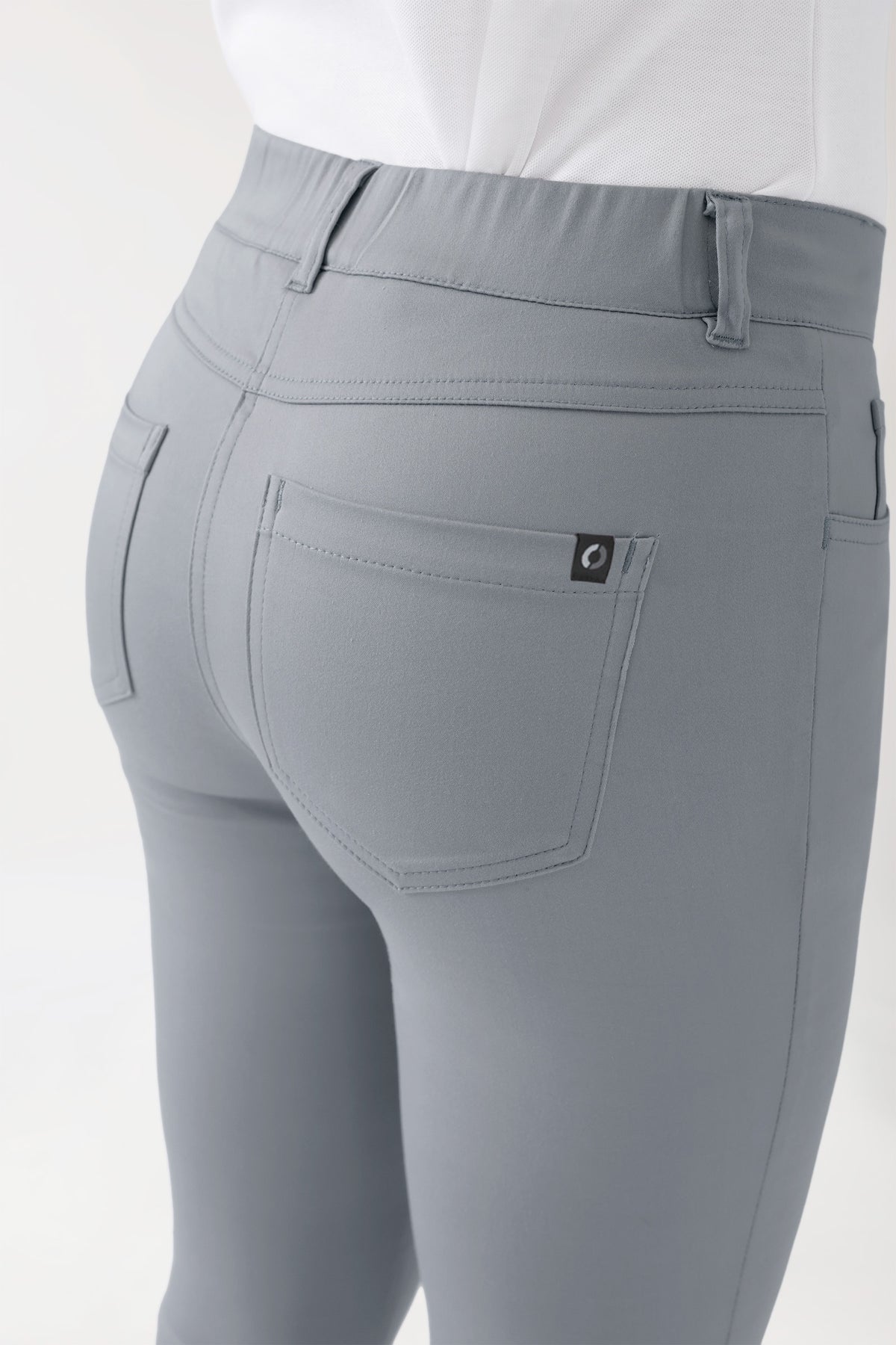 COMFY FLEX 5-Pocket Hose Damen - schlankes Bein grau
