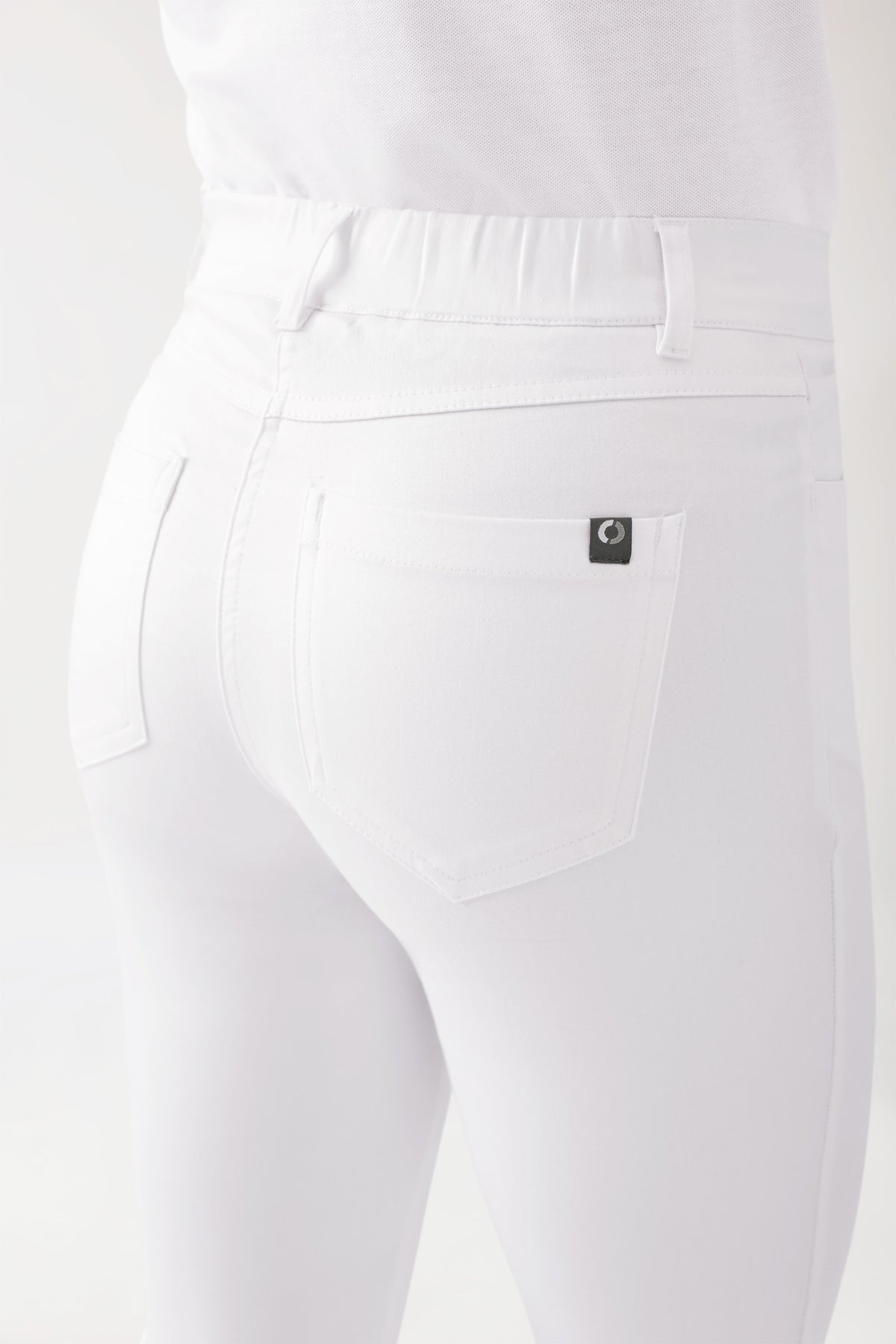COMFY FLEX 5-Pocket Hose Damen - gerades Bein weiß