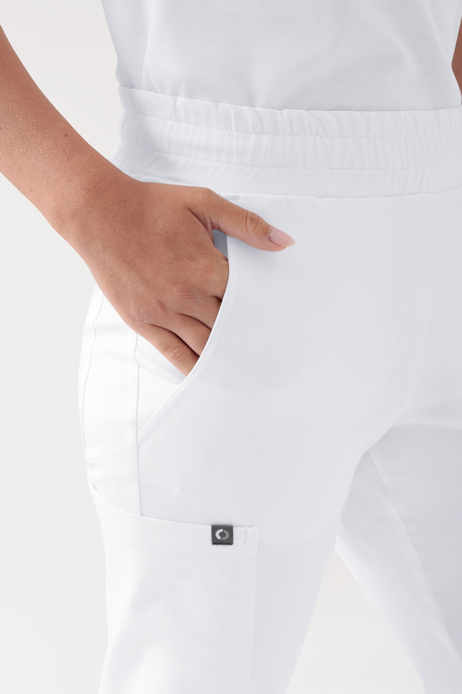 COMFY FLEX Stretch Hose Unisex - 7/8 Länge weiß