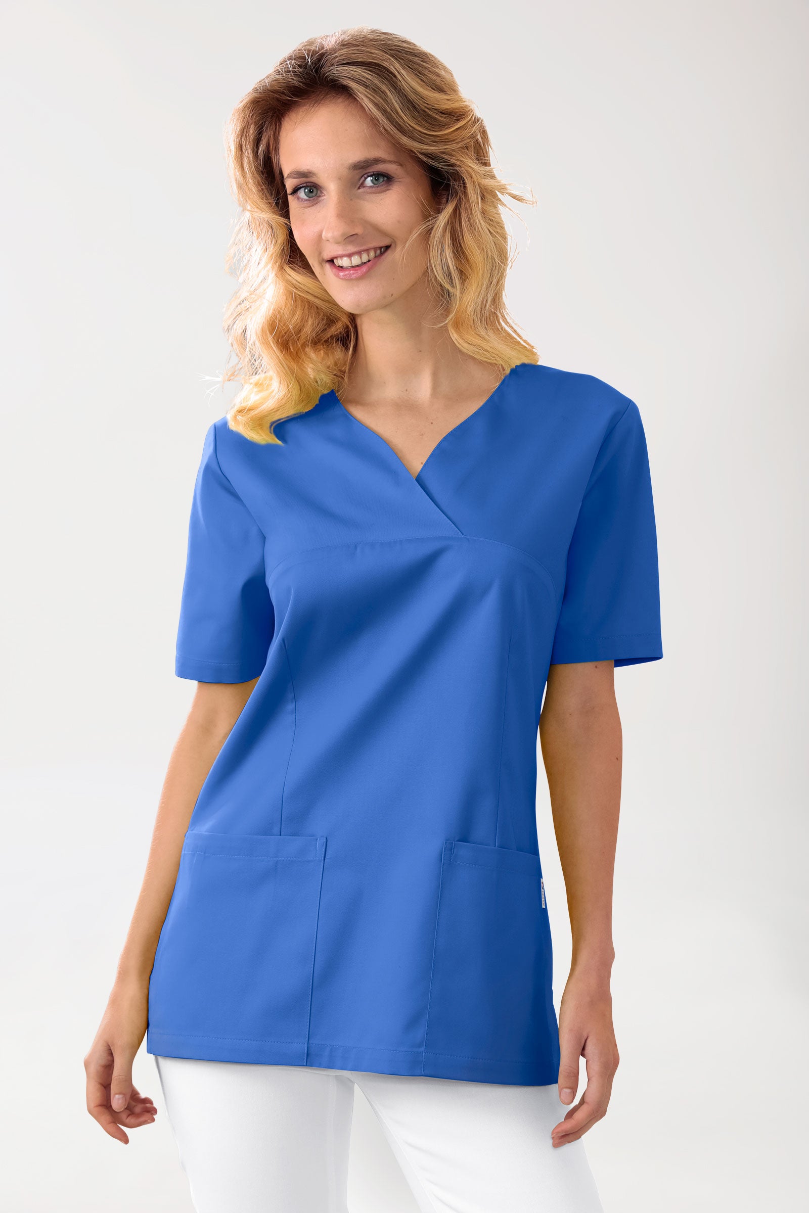 CORE Schlupfkasack Damen - Herzausschnitt königsblau