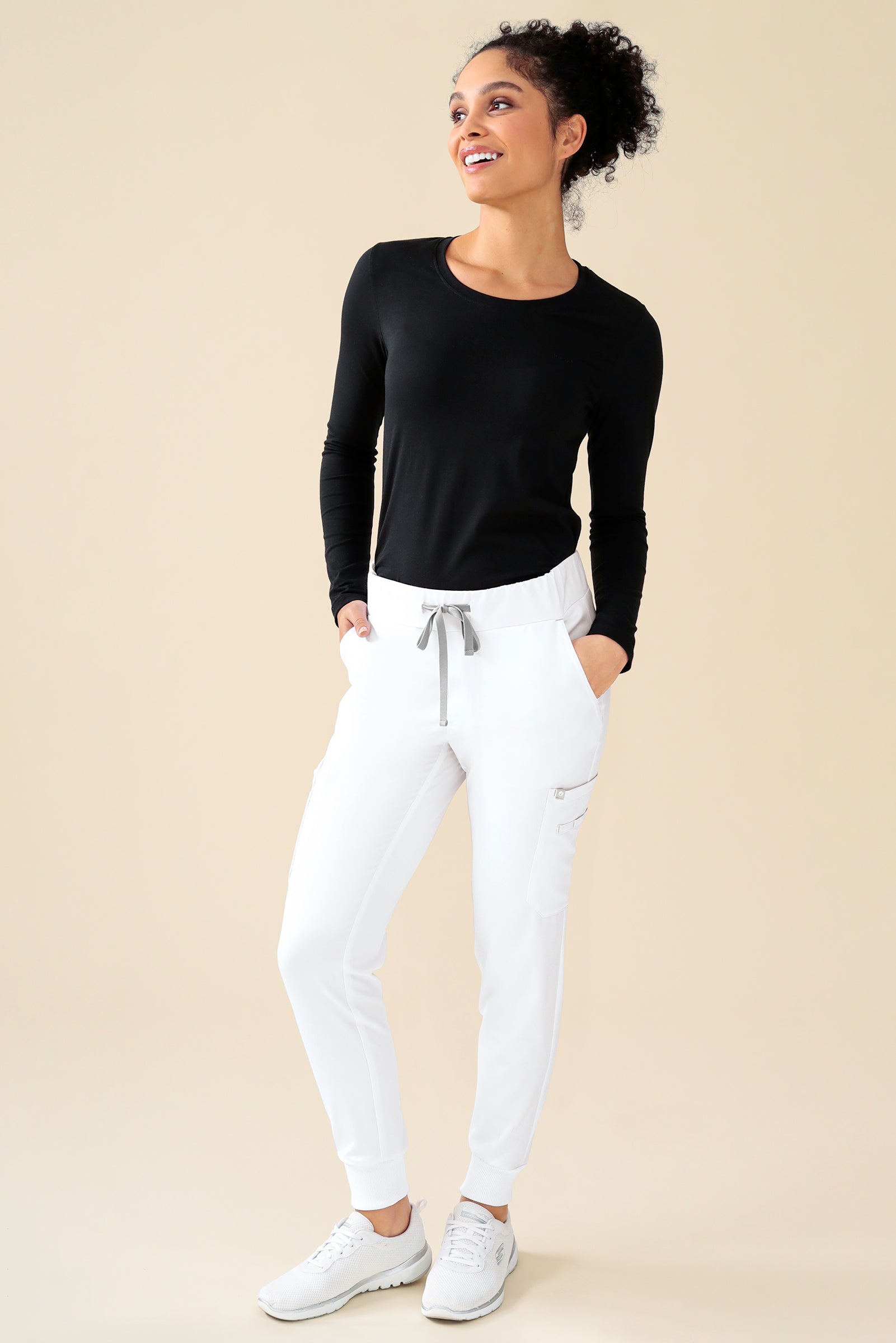 KAERE Shirt Damen - Longsleeve schwarz