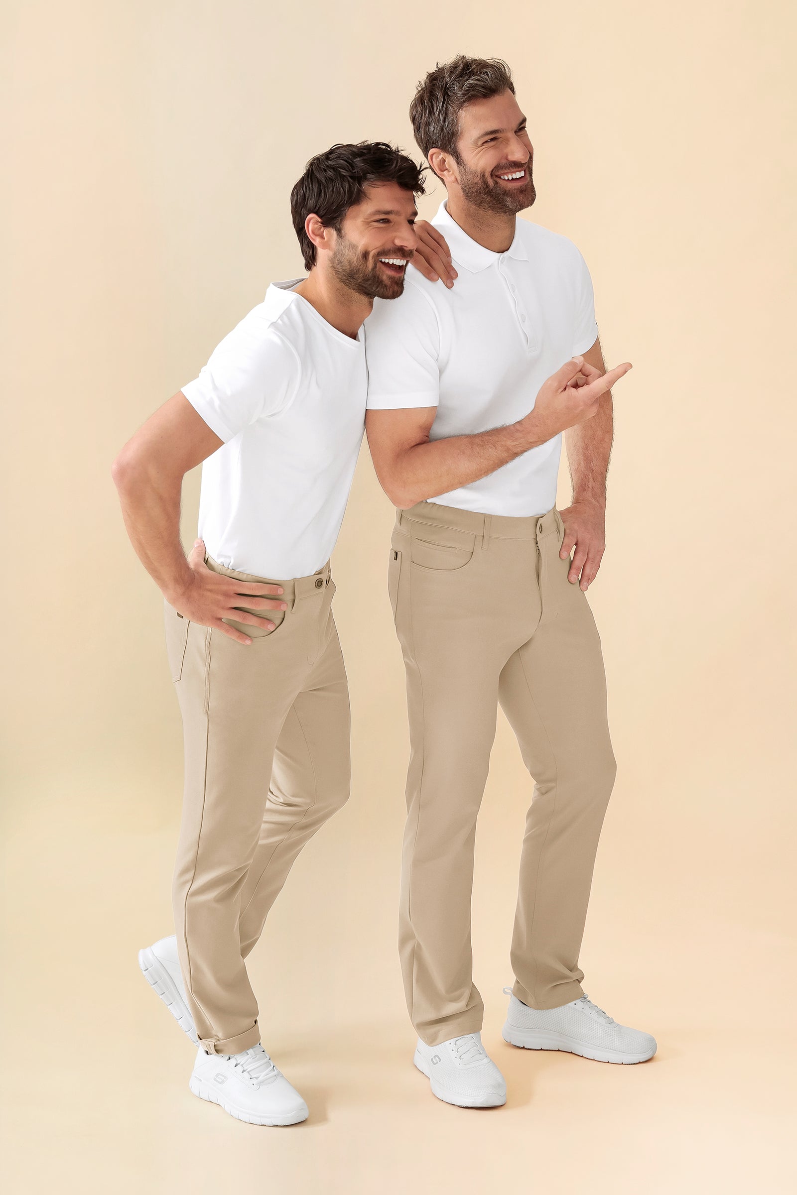 KAERE Hose Herren - 5-Pocket sand, Vorderansicht 