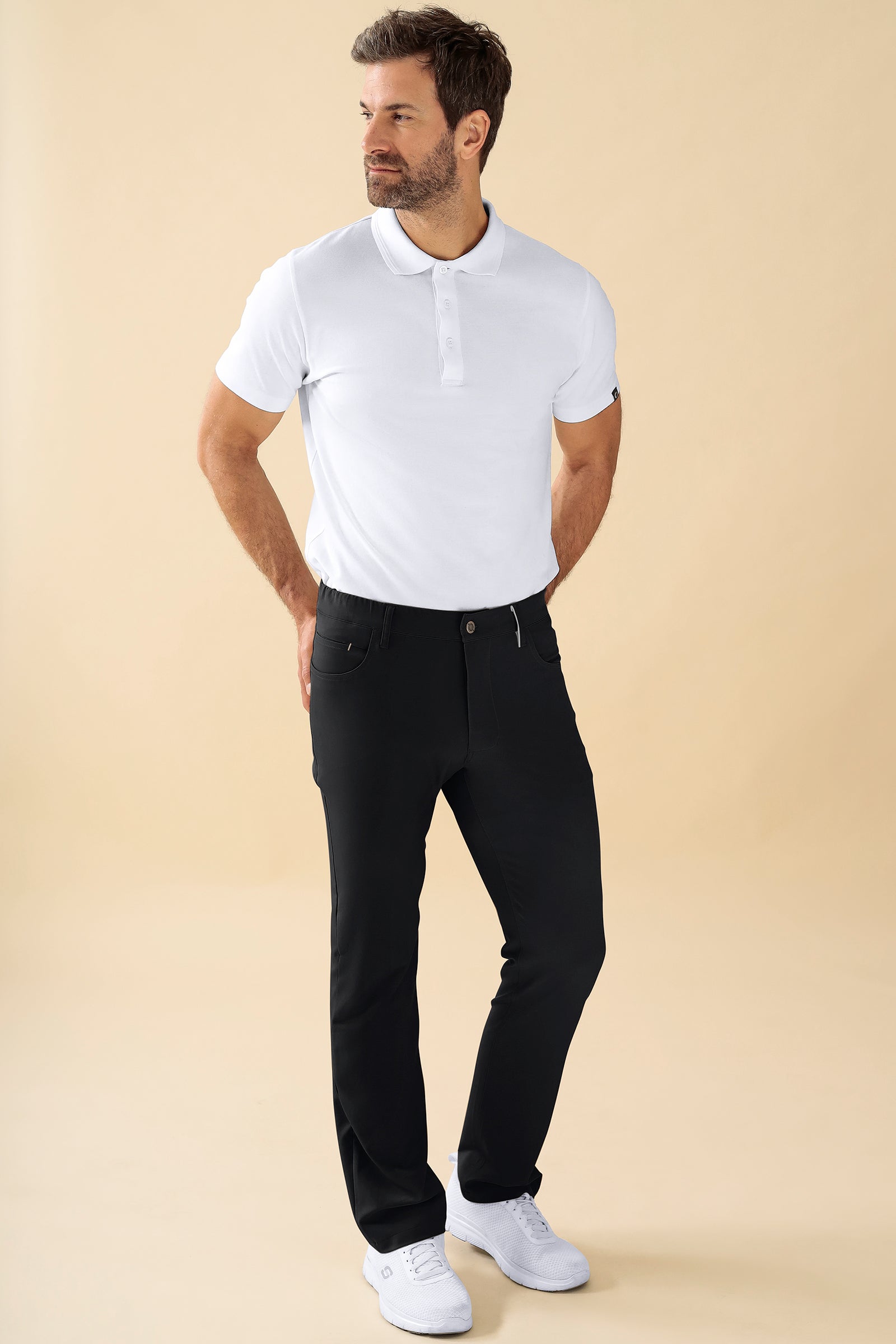 KAERE Hose Herren - 5-Pocket schwarz