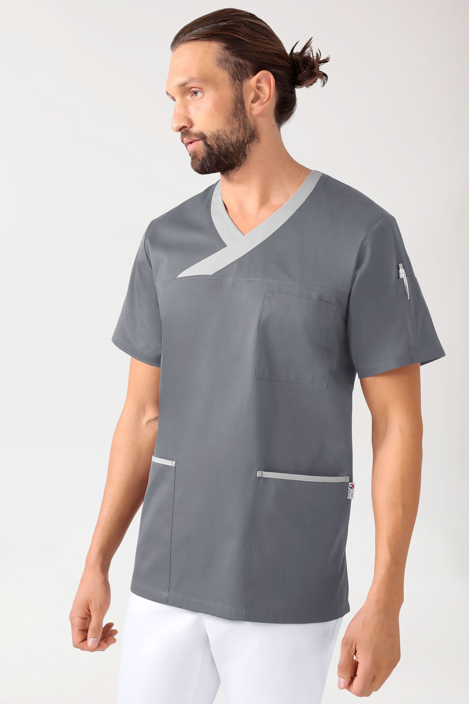 CORE Schlupfkasack Herren steingrau/grau