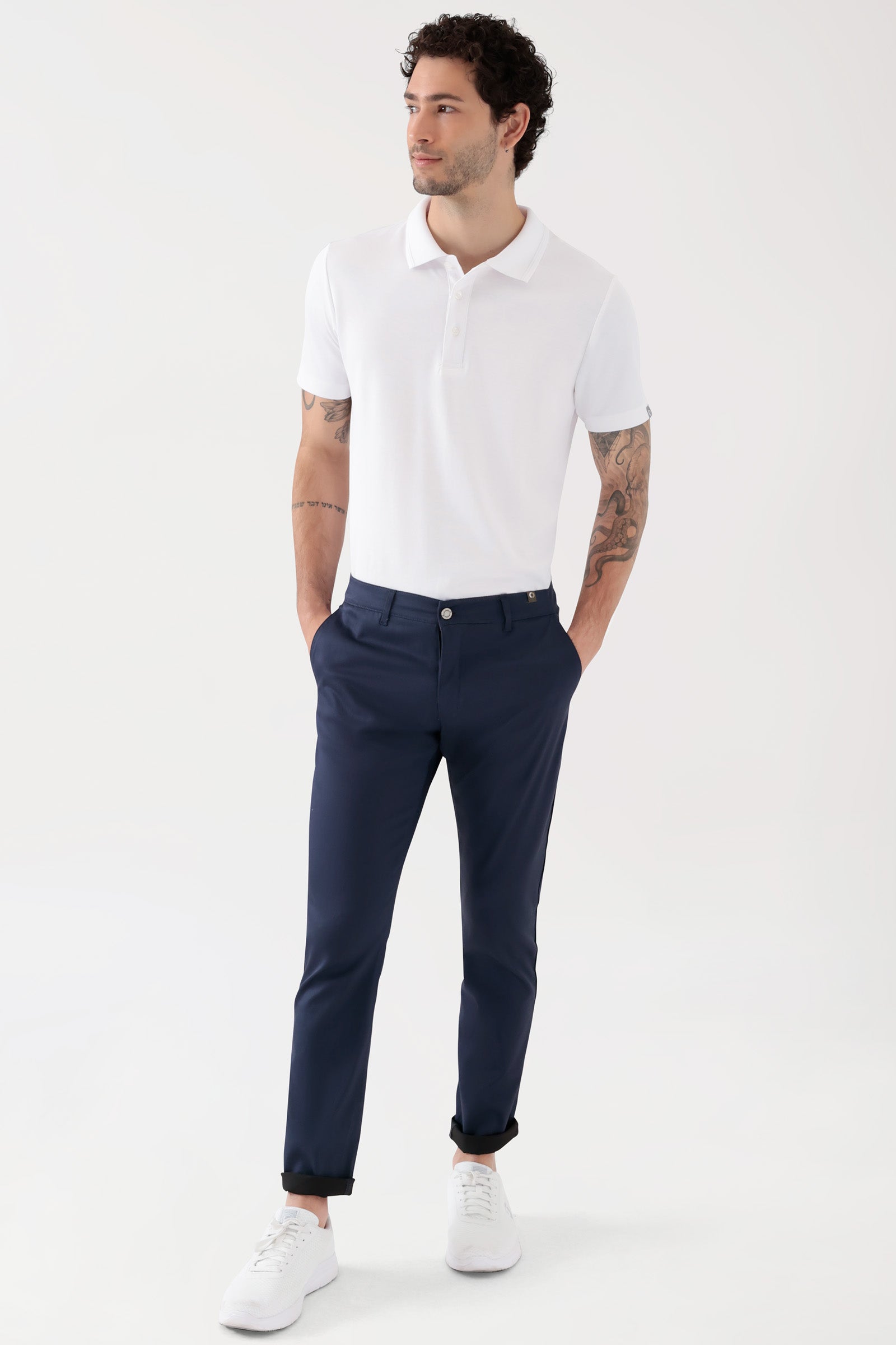 COMFY FLEX Hose Herren - Chino Style navy