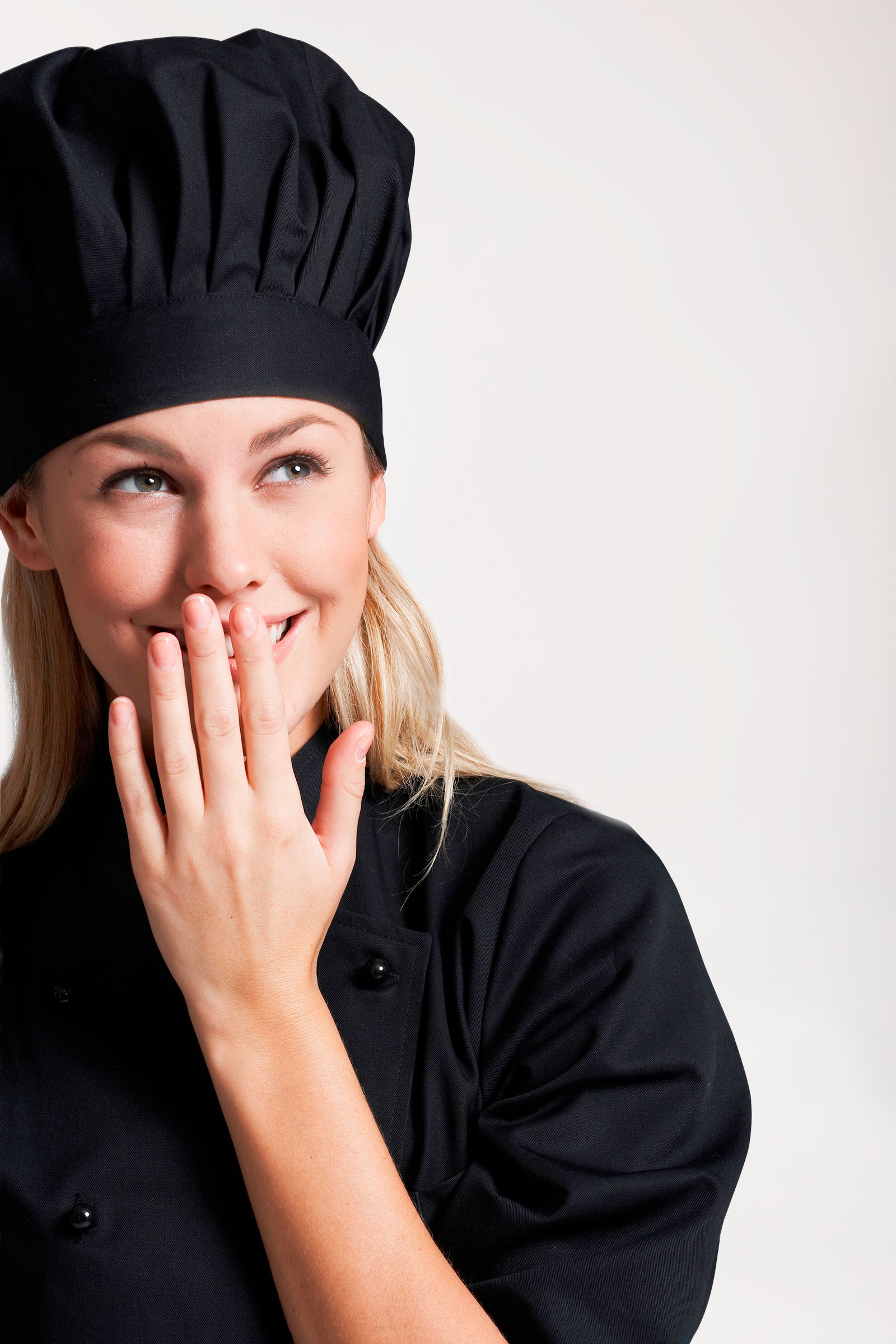 Gastro Kochmütze Unisex schwarz