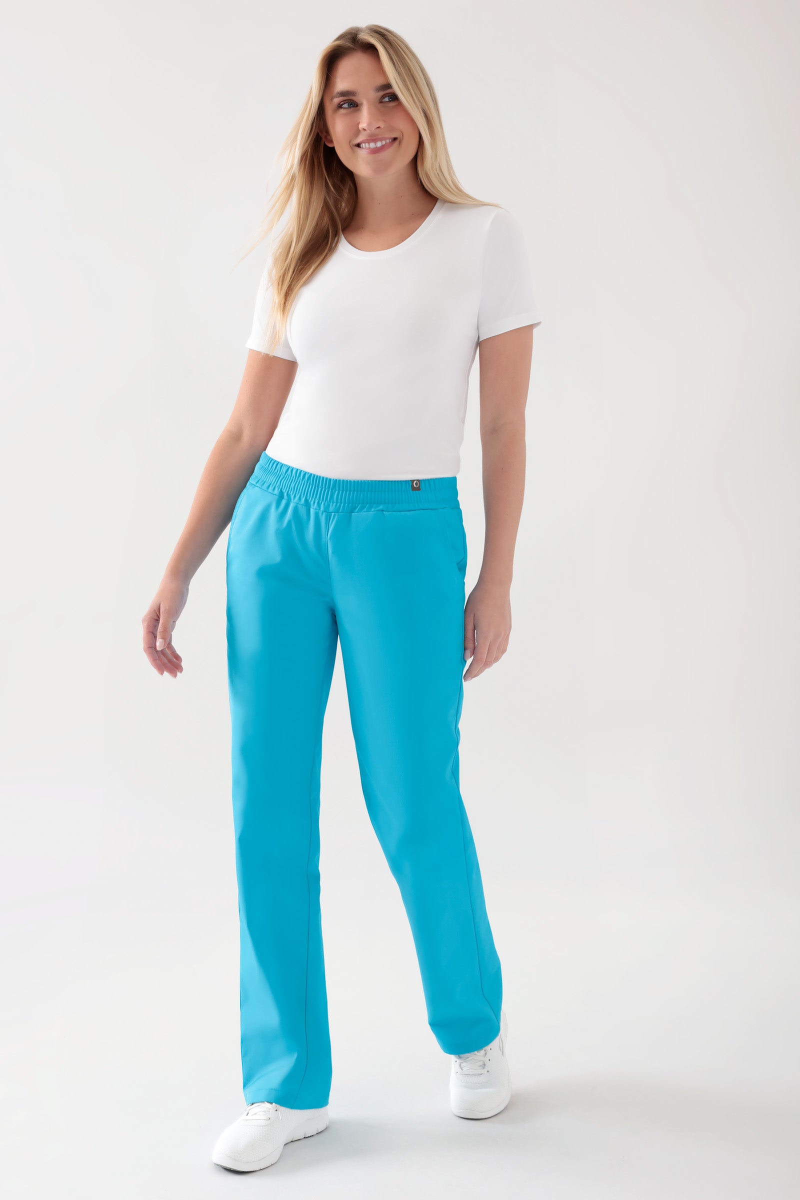 JUST STRONG Hose Damen - Gummibund türkis