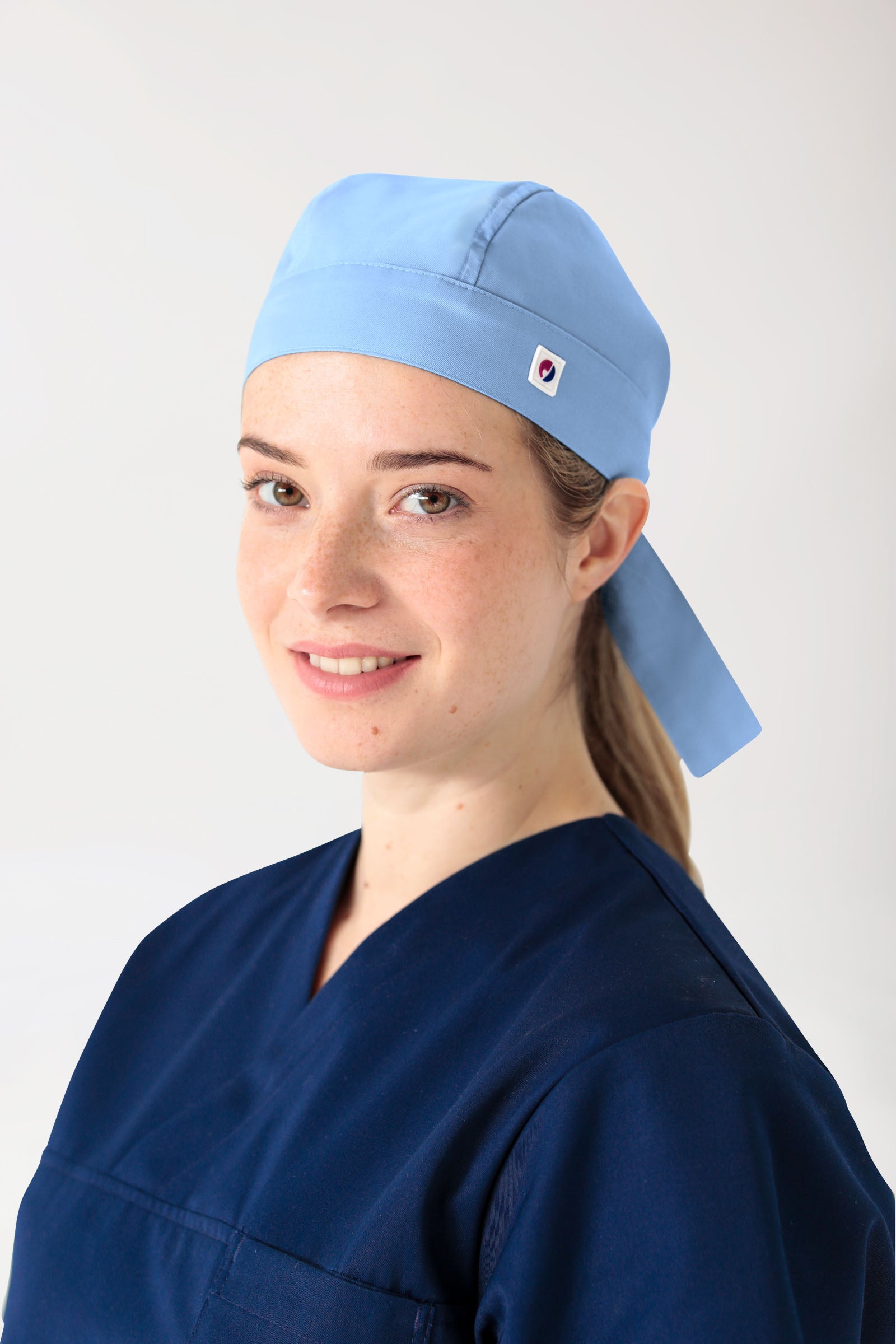 JUST STRONG Bandana Kopftuch Unisex himmelblau, Vorderansicht 