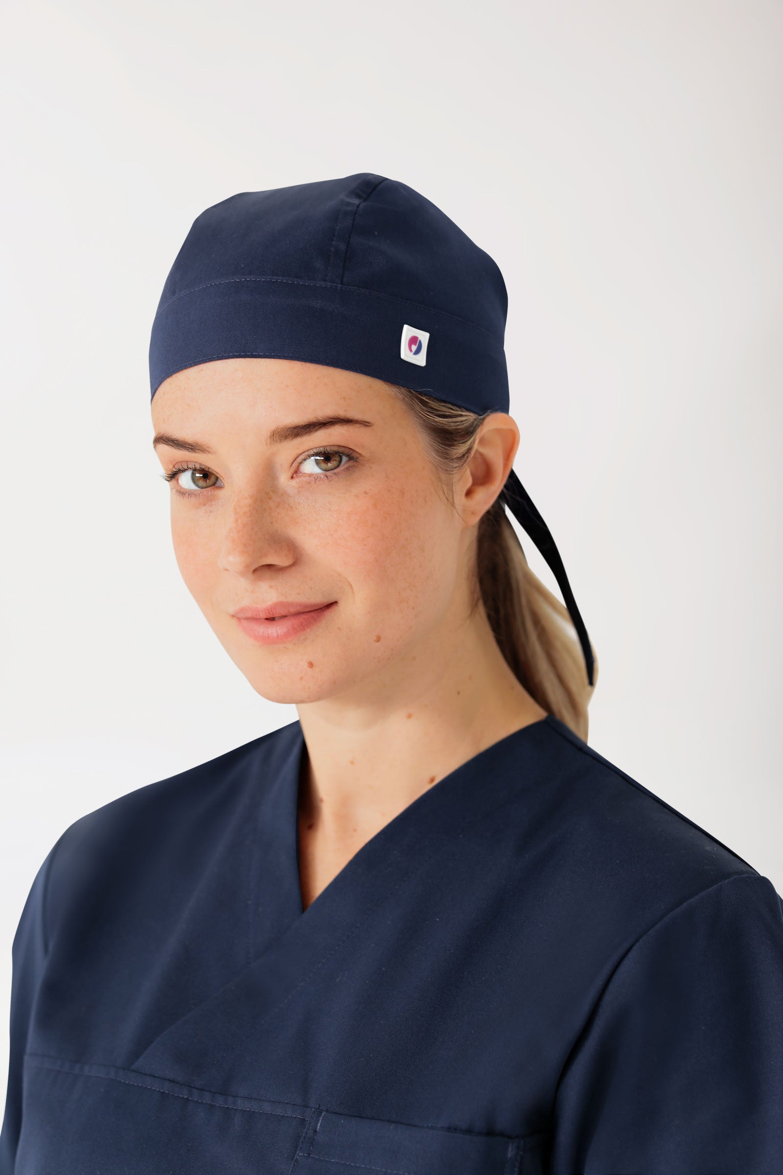 JUST STRONG Bandana Kopftuch Unisex navy, Vorderansicht 