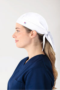 JUST STRONG Bandana Kopftuch Unisex weiß