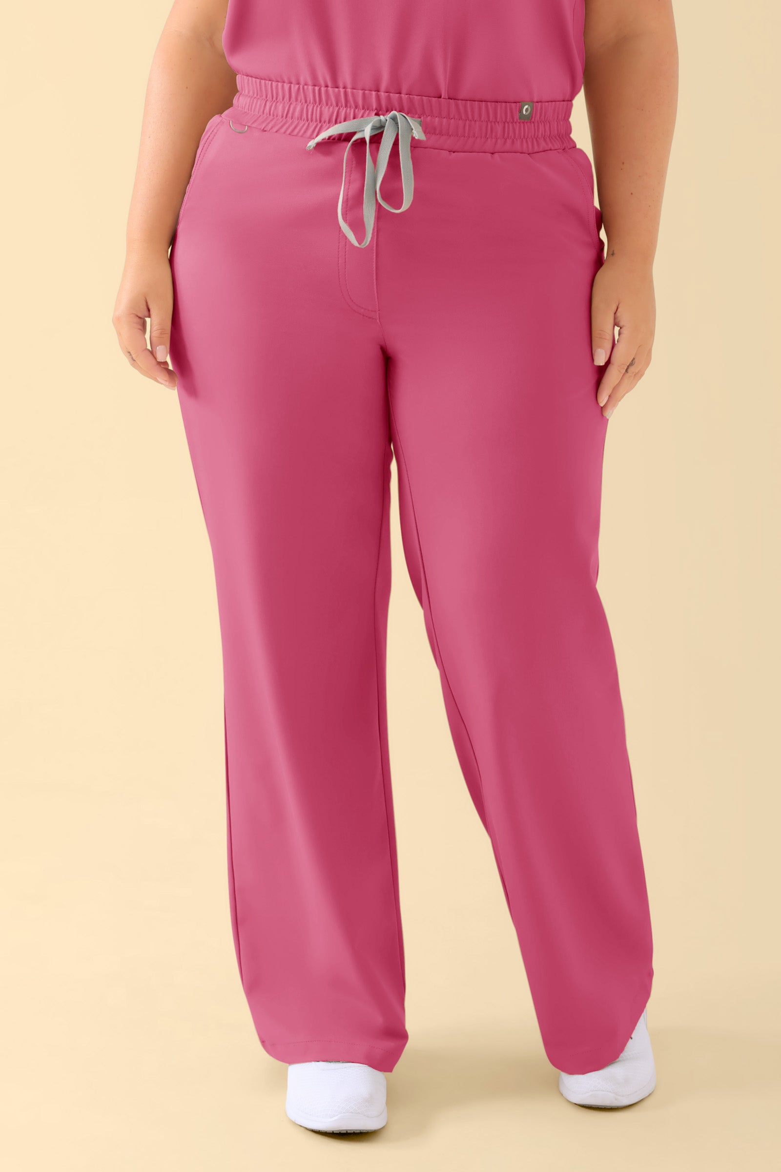 KAERE Hose Damen - weites Bein rosenholz, Vorderansicht 